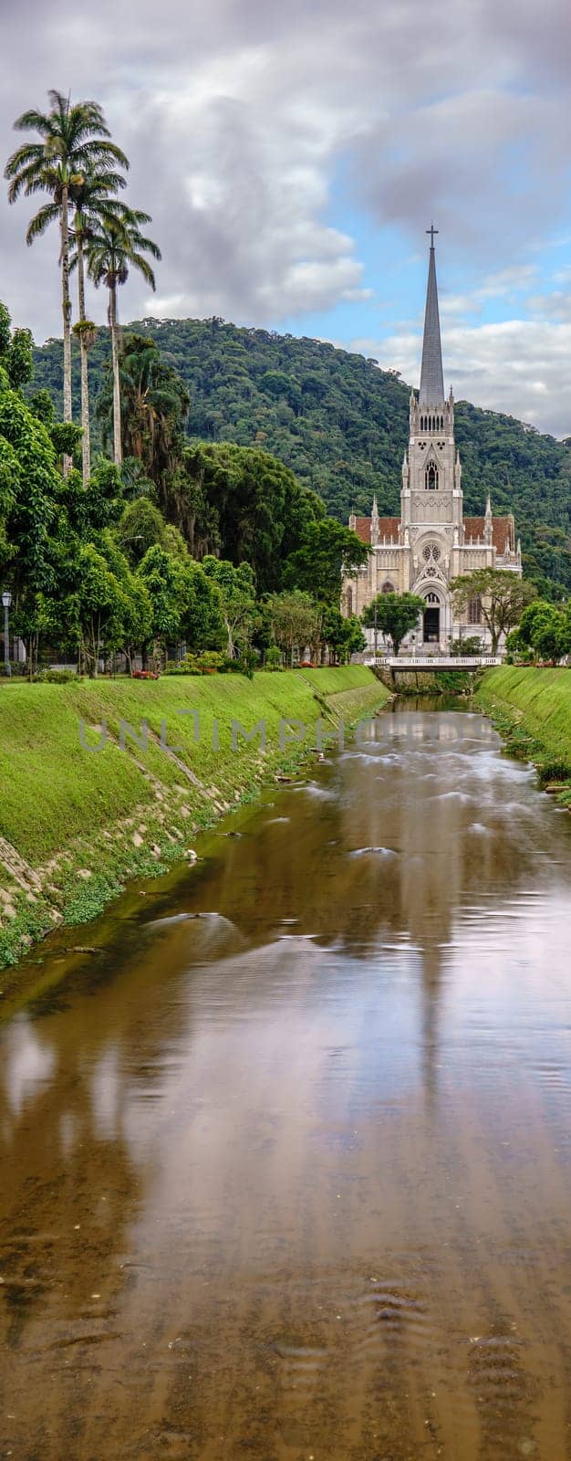 Canal and Cathedral of Petropolis: Water in Motion and Historic Architecture by FerradalFCG