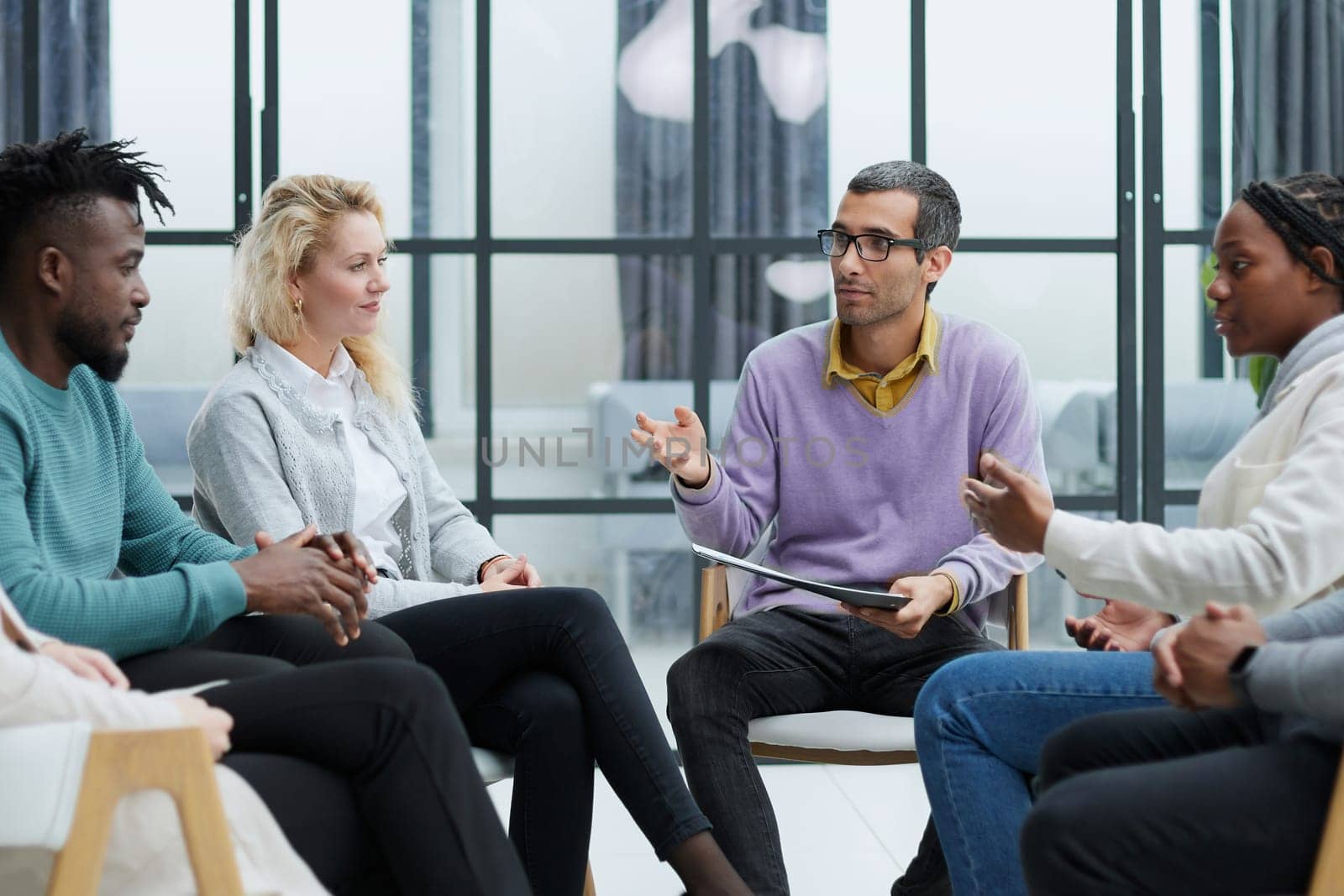 Executive Team Listening to Contrary Views from Colleague