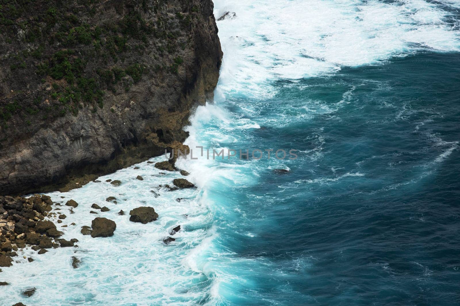 amazing ocean view from above. bali