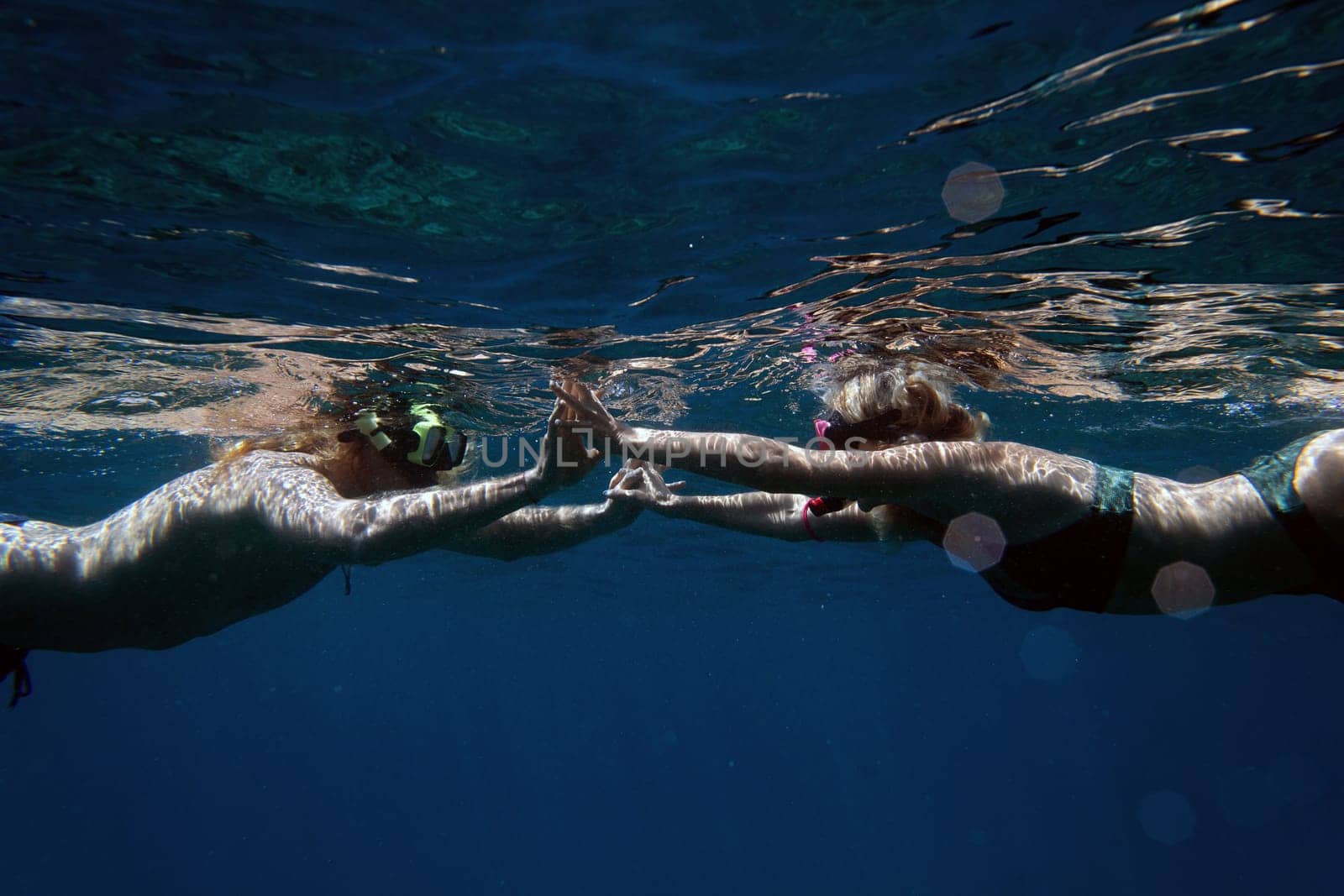 shooting underwater. bali