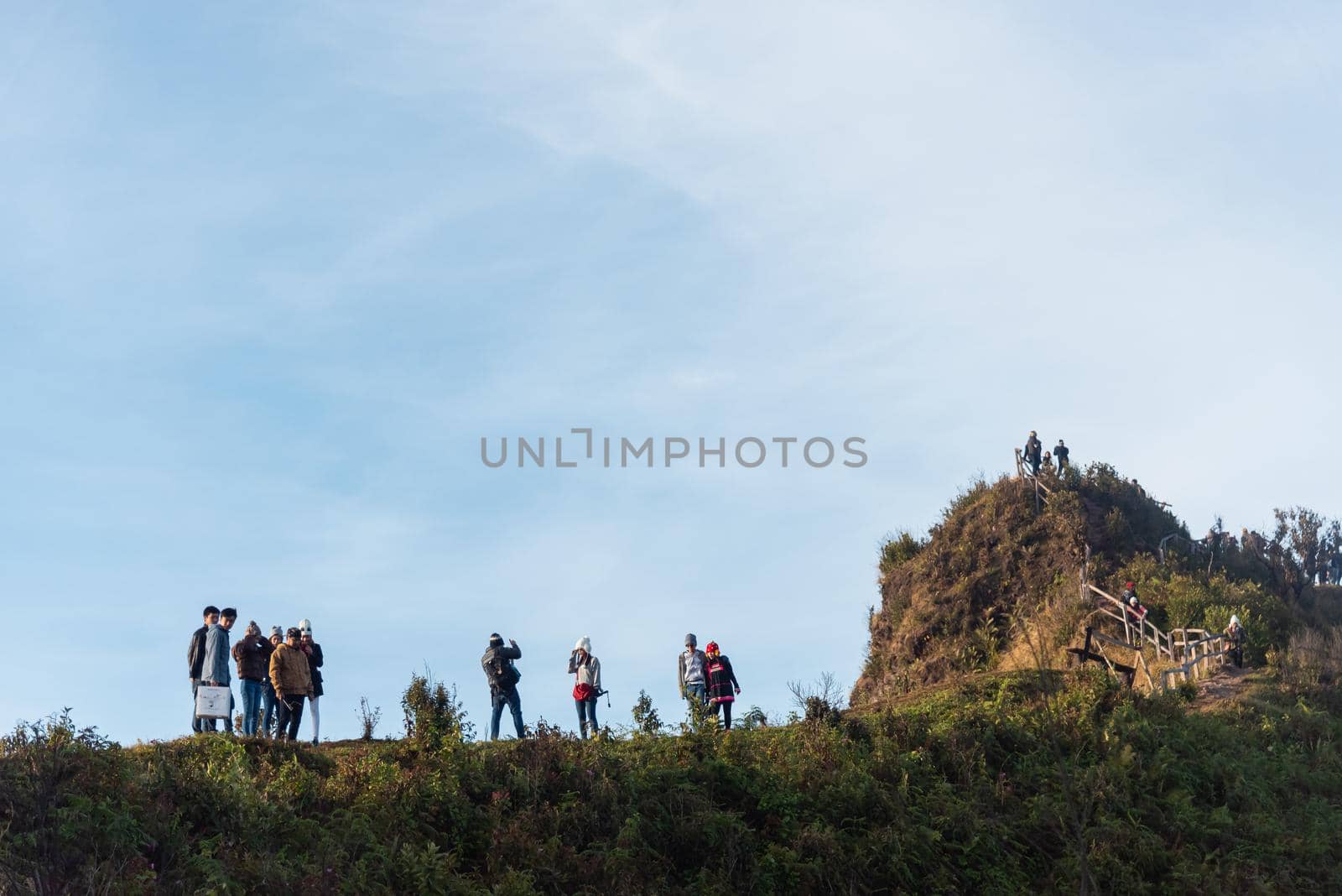 12 December 2016, Tourist travel at Phu chee daw mountain at chiang rai. Thailand by Wmpix