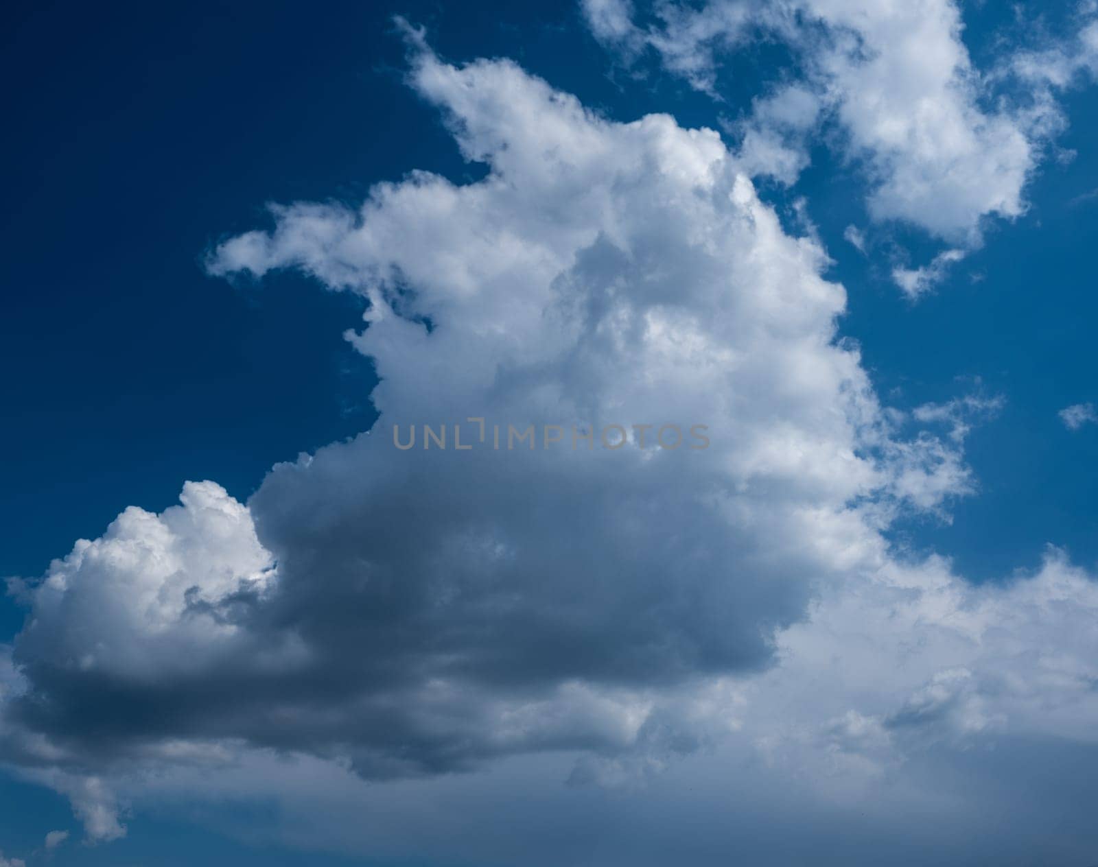 Clouds in the sky. Square image size. design background by igor010