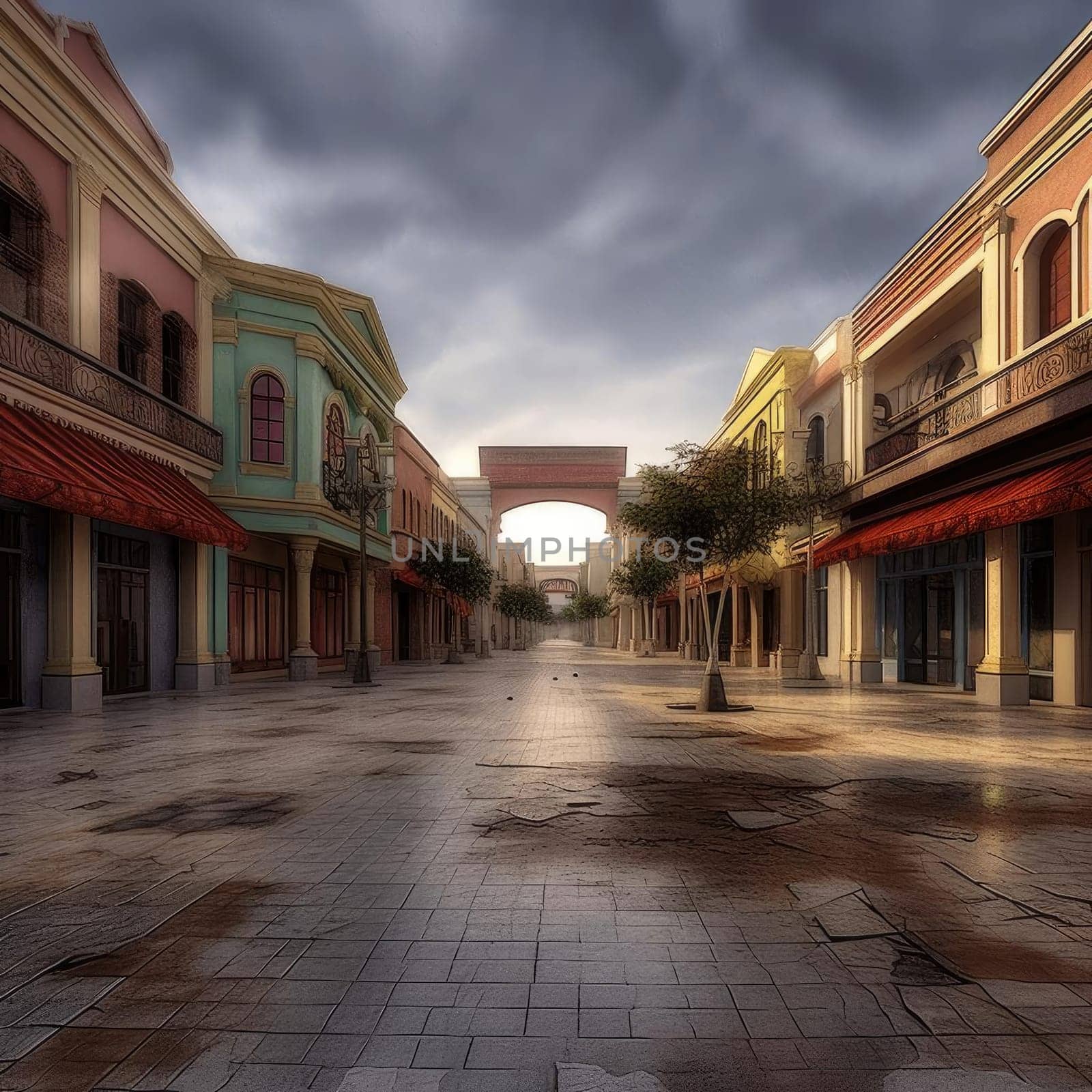 A street in an old town by eduardobellotto