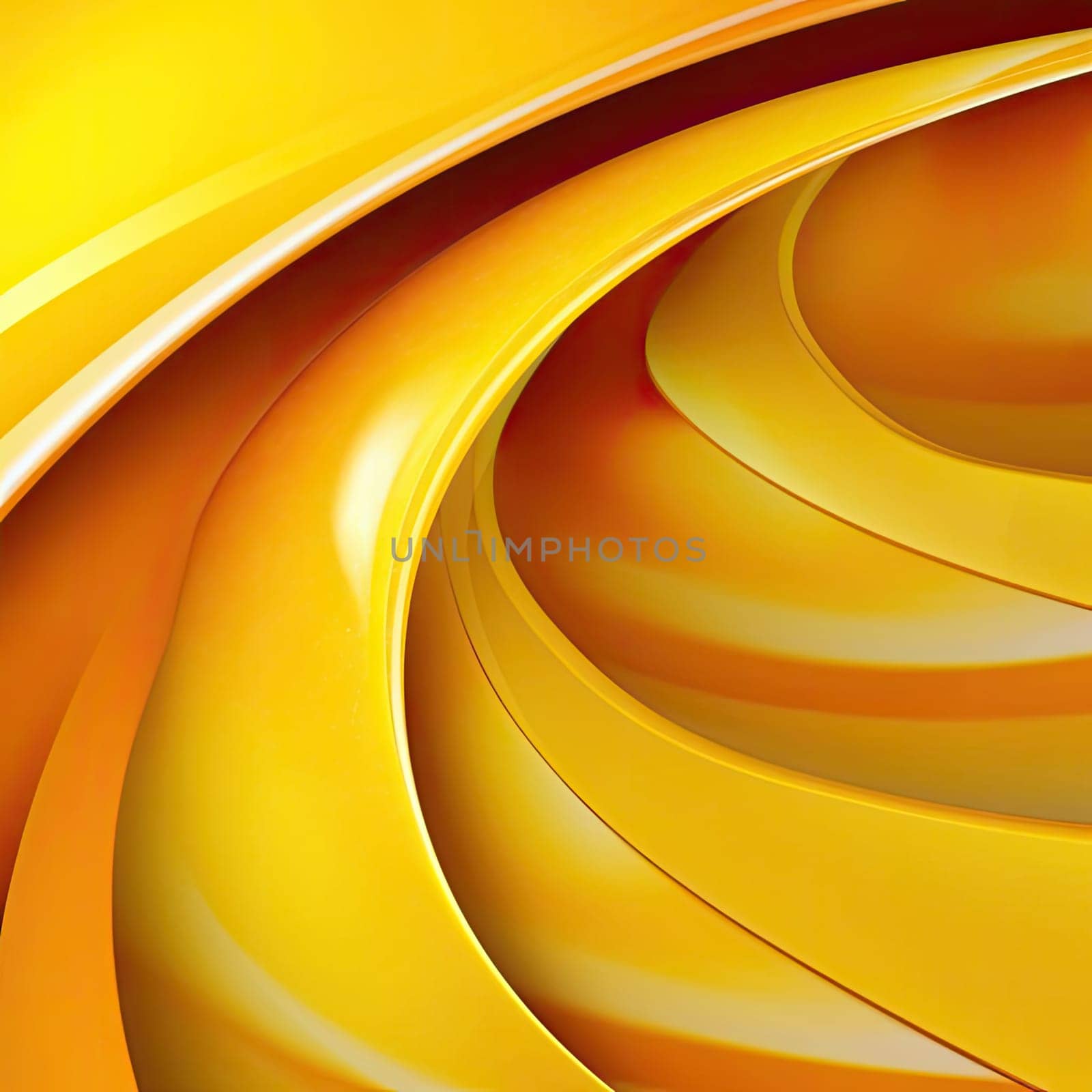 Abstract yellow background with some smooth lines in it by eduardobellotto