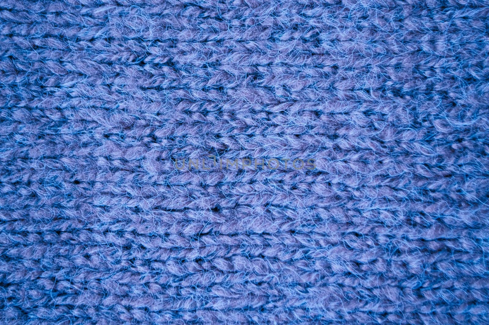 Soft Knitted Sweater. Abstract Wool Design. Handmade Christmas Background. Knitted Sweater. Blue Structure Thread. Nordic Xmas Cloth. Closeup Plaid Wallpaper. Weave Knitted Blanket.