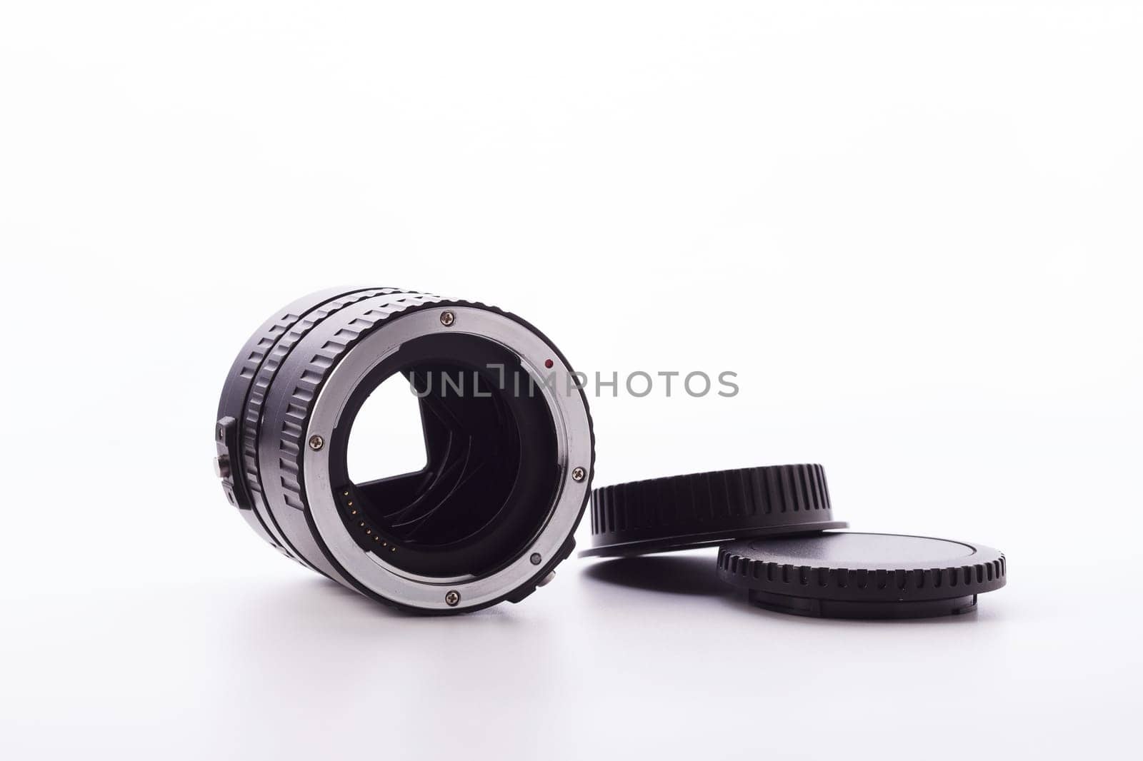 macro rings for macro photography isolated on white background by lara29