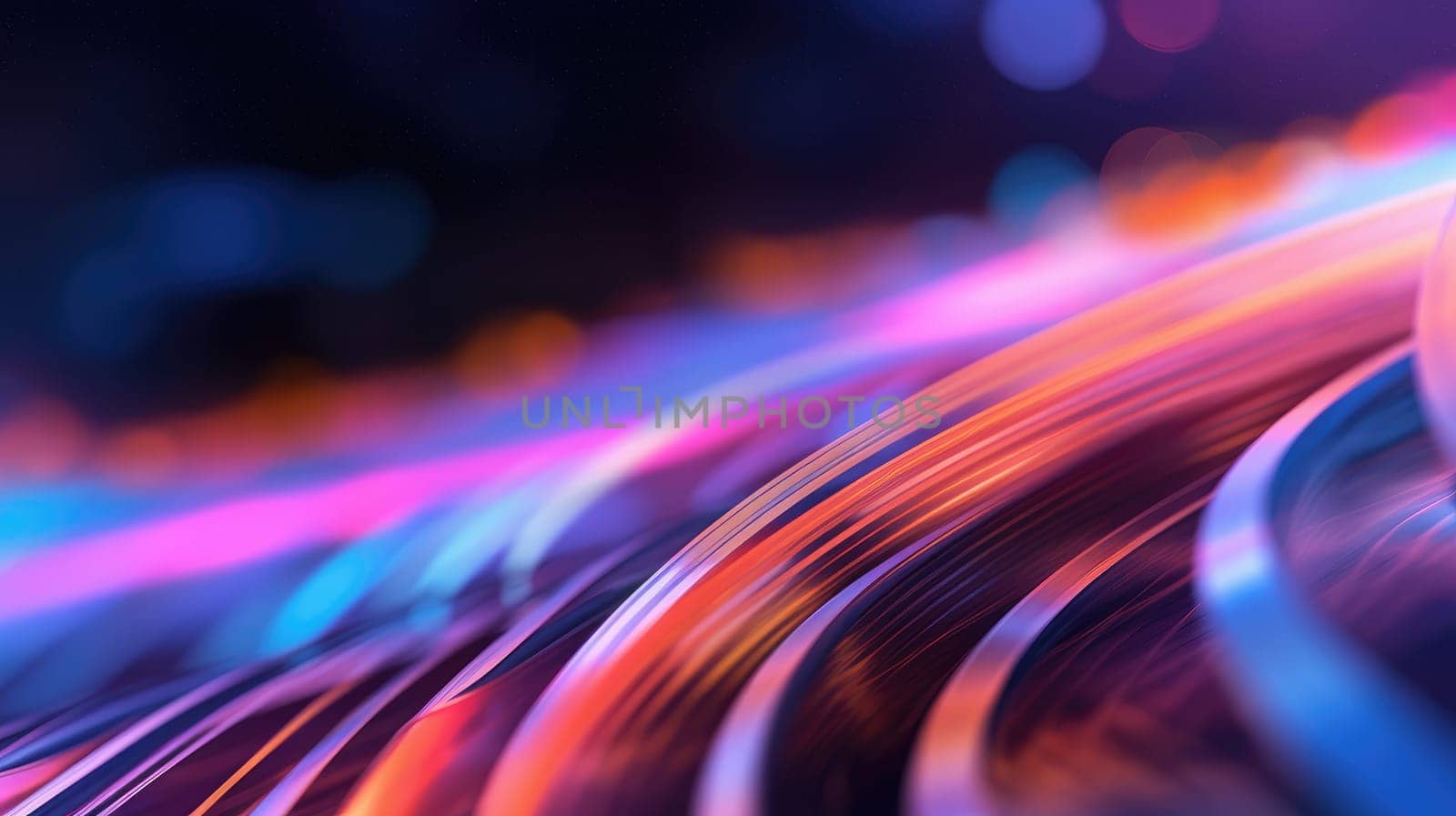 Beautiful background of glowing bright lines