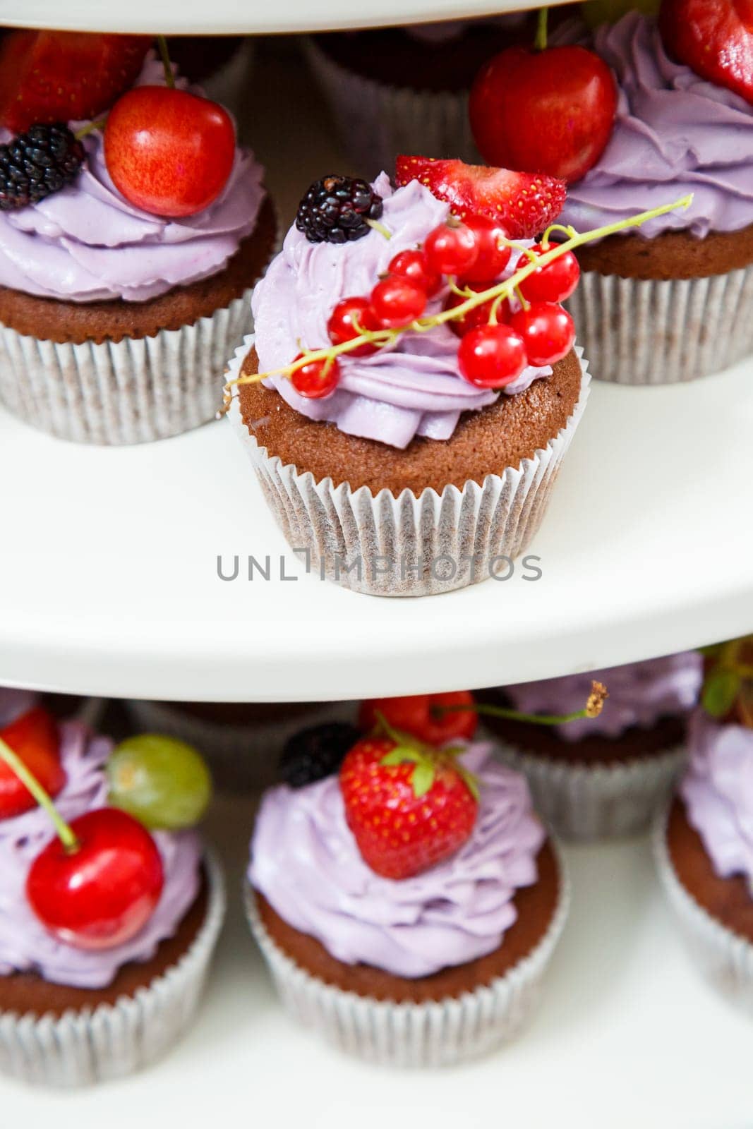 Beautiful and sweet wedding cake for newlyweds by Dmitrytph