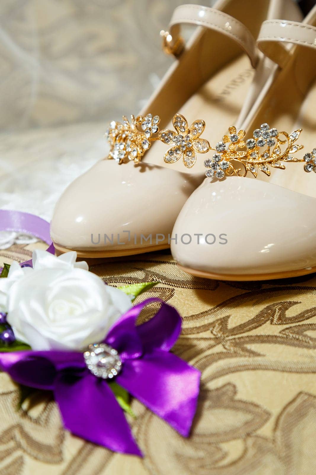 wedding accessories bride on the wedding day