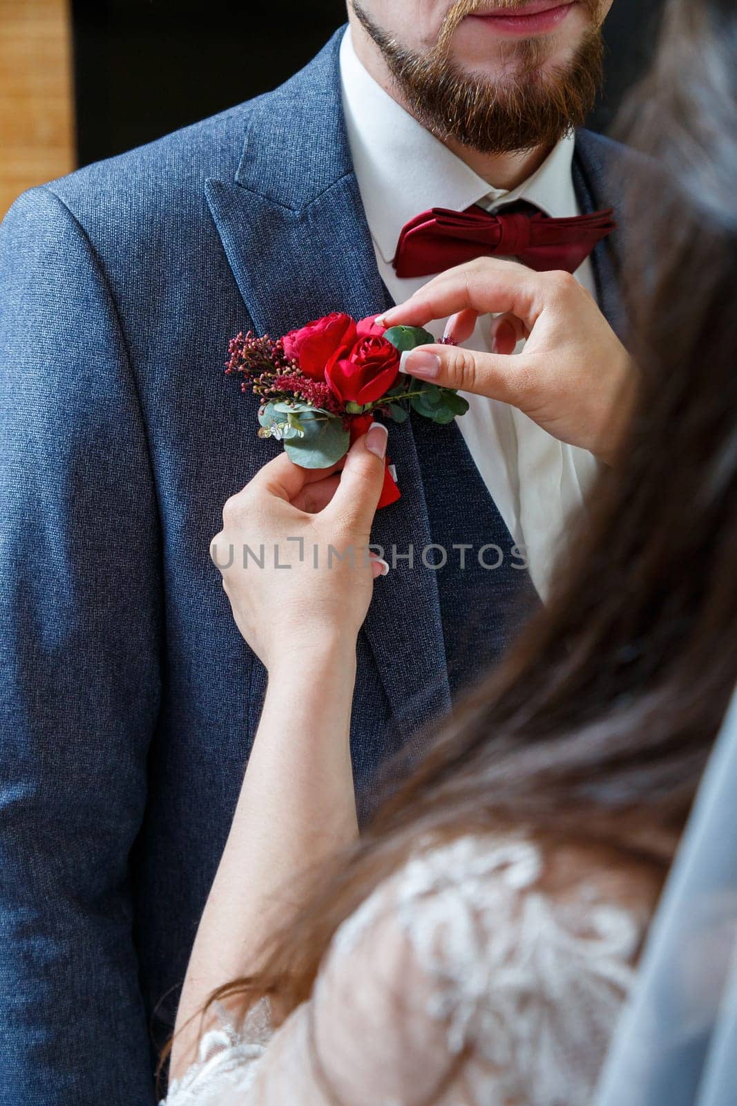 groom's accessories on the wedding day