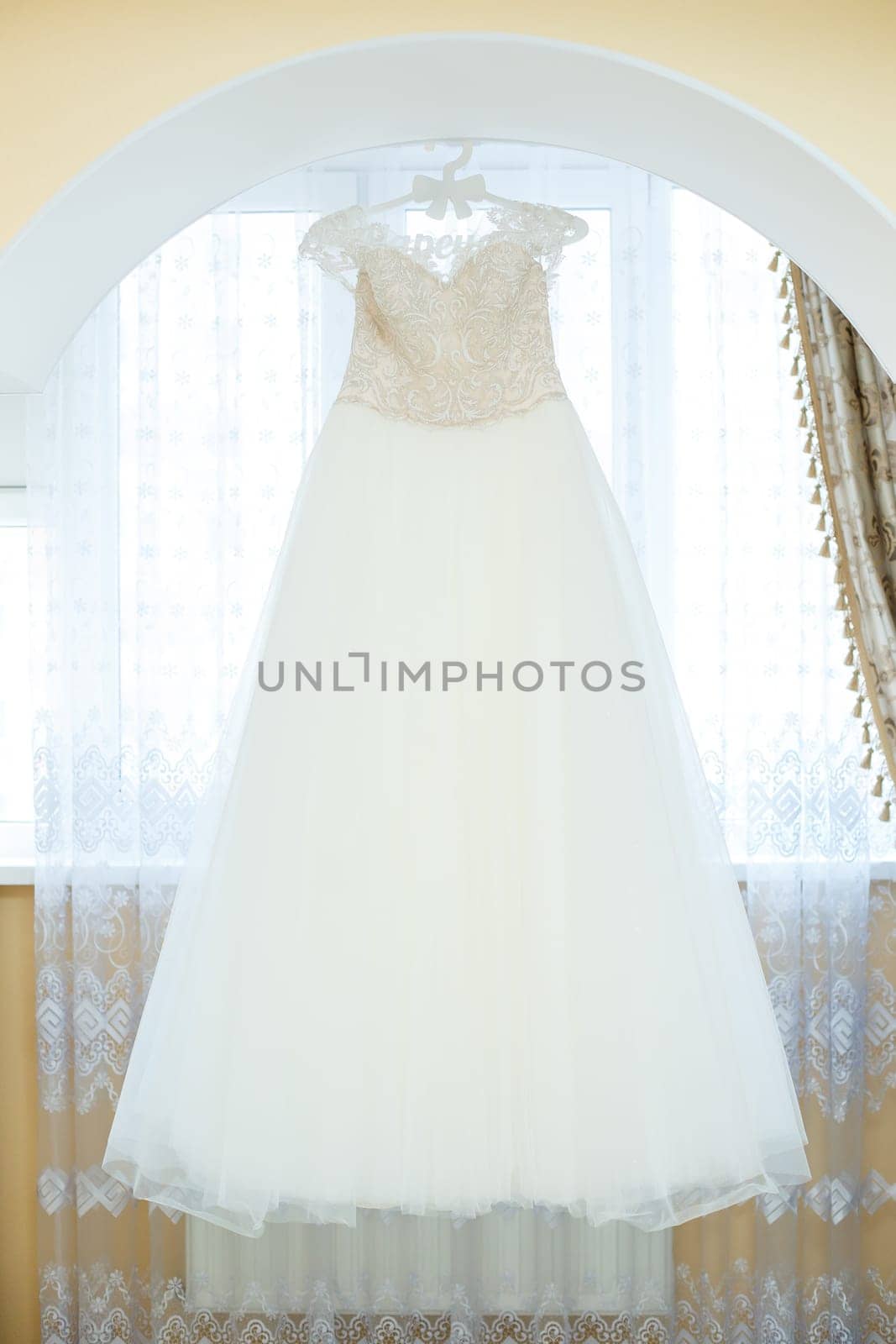 Beautiful dress for the bride