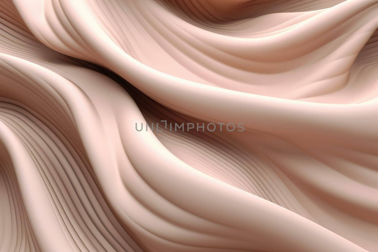 Wavy fabric background texture created with generative AI technology