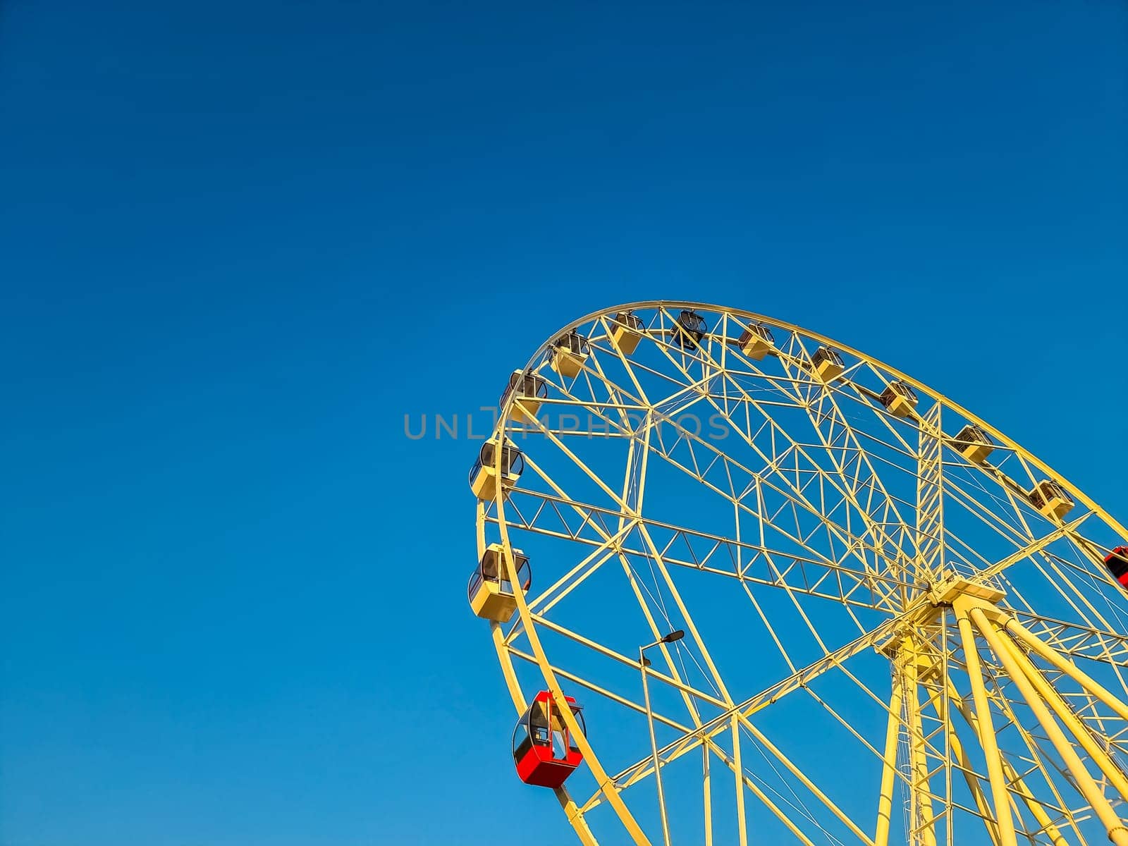 Ferris wheel in an amusement park in Thailand