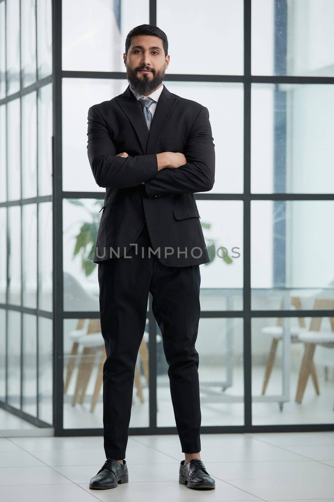 full length portrait of a young businessman