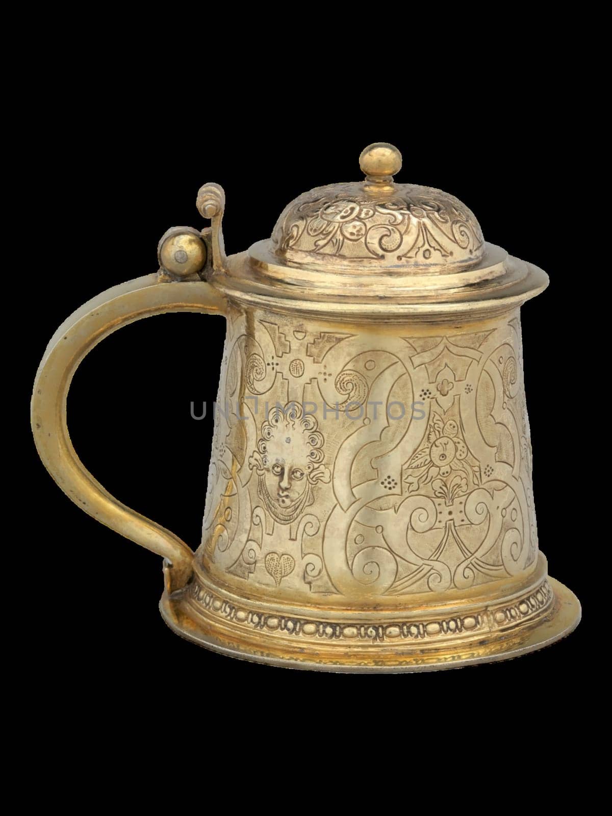 antique, vintage beer mug, tankard by gallofoto