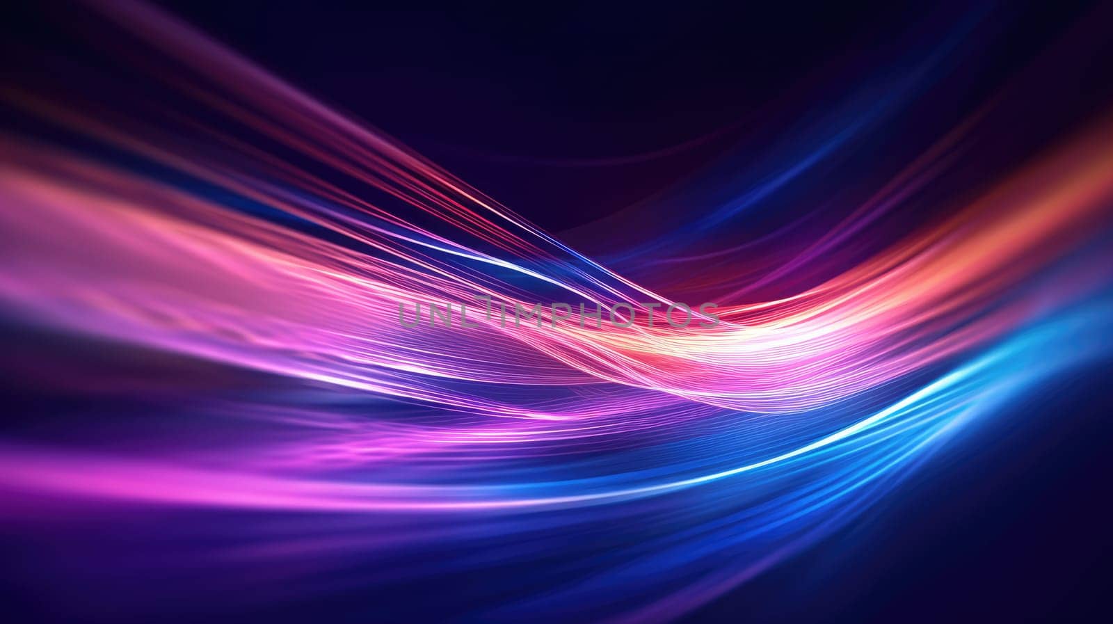 Beautiful background of glowing bright lines