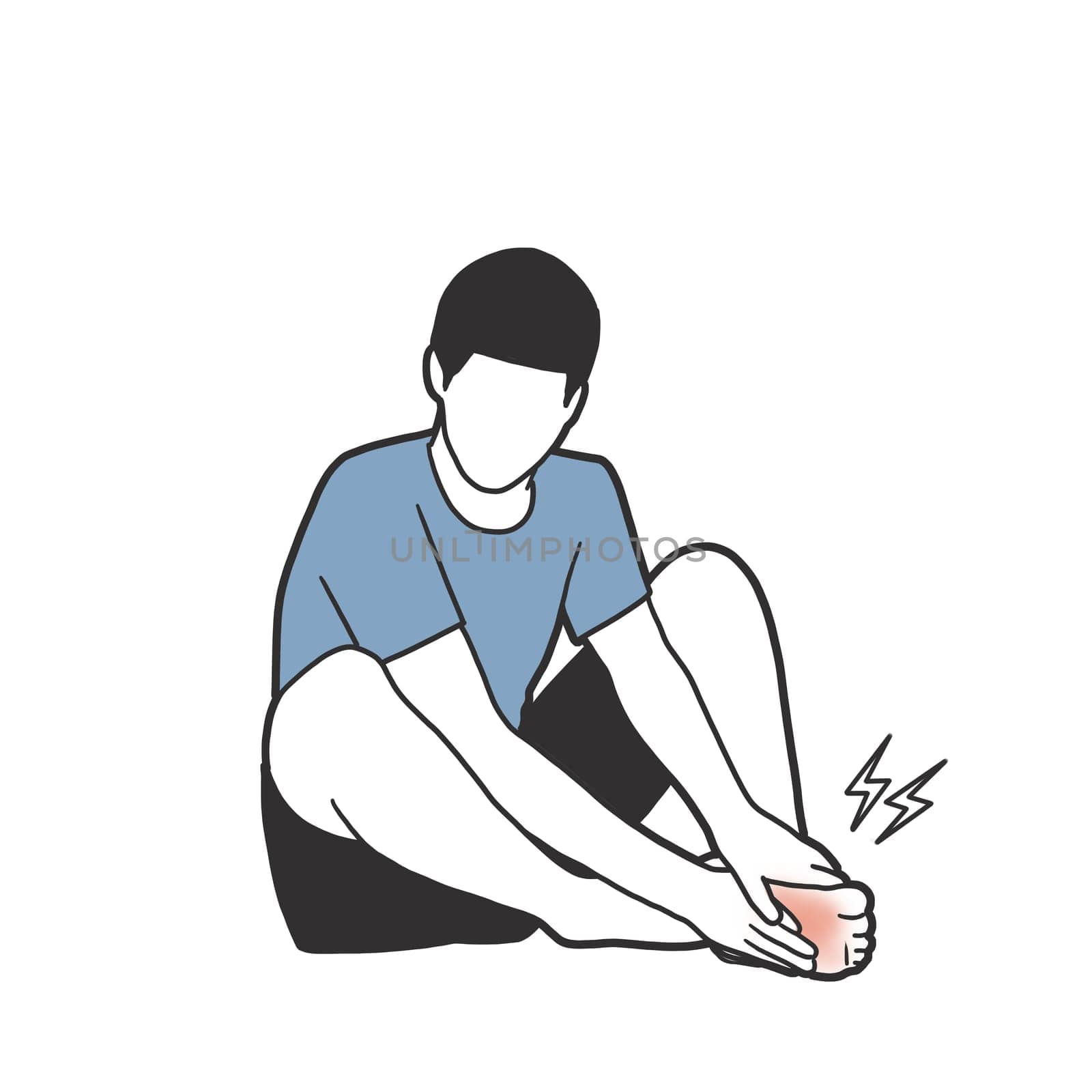 arm,cartoon,drawing,elbow,finger,hand,illustration,joint,knee,kneeling,leg,muscle,sitting