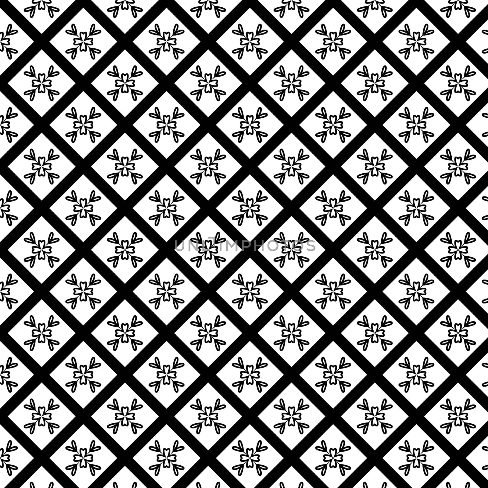 Abstract geometric shape pattern with black and white colour for background by iamnoonmai