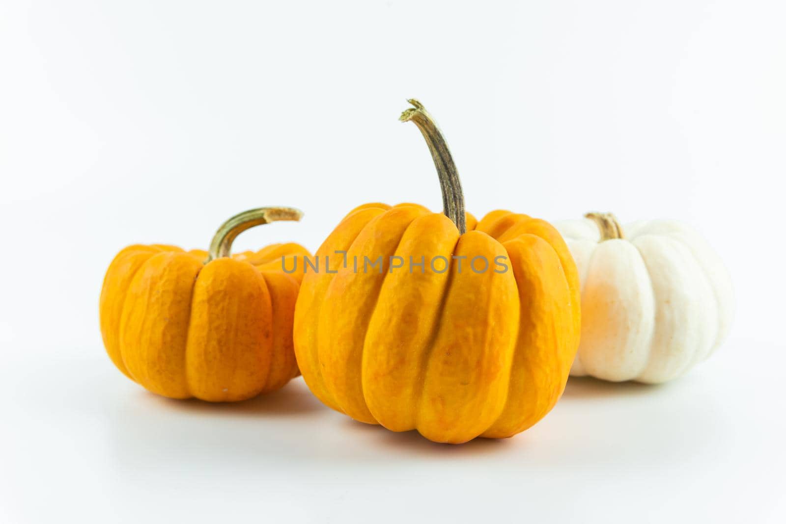 Halloween Pumpkin isolated on white background by Wmpix