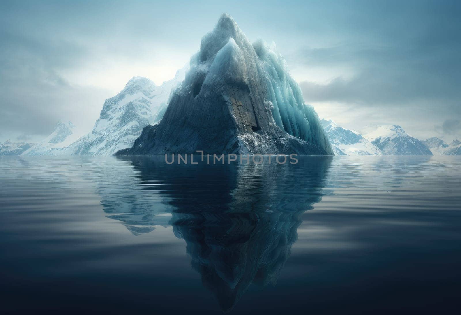 Iceberg at sea by cherezoff