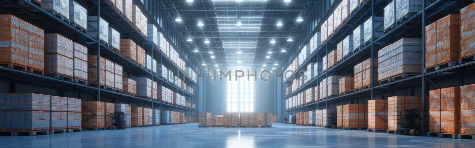 The logistics warehouse of the future by cherezoff
