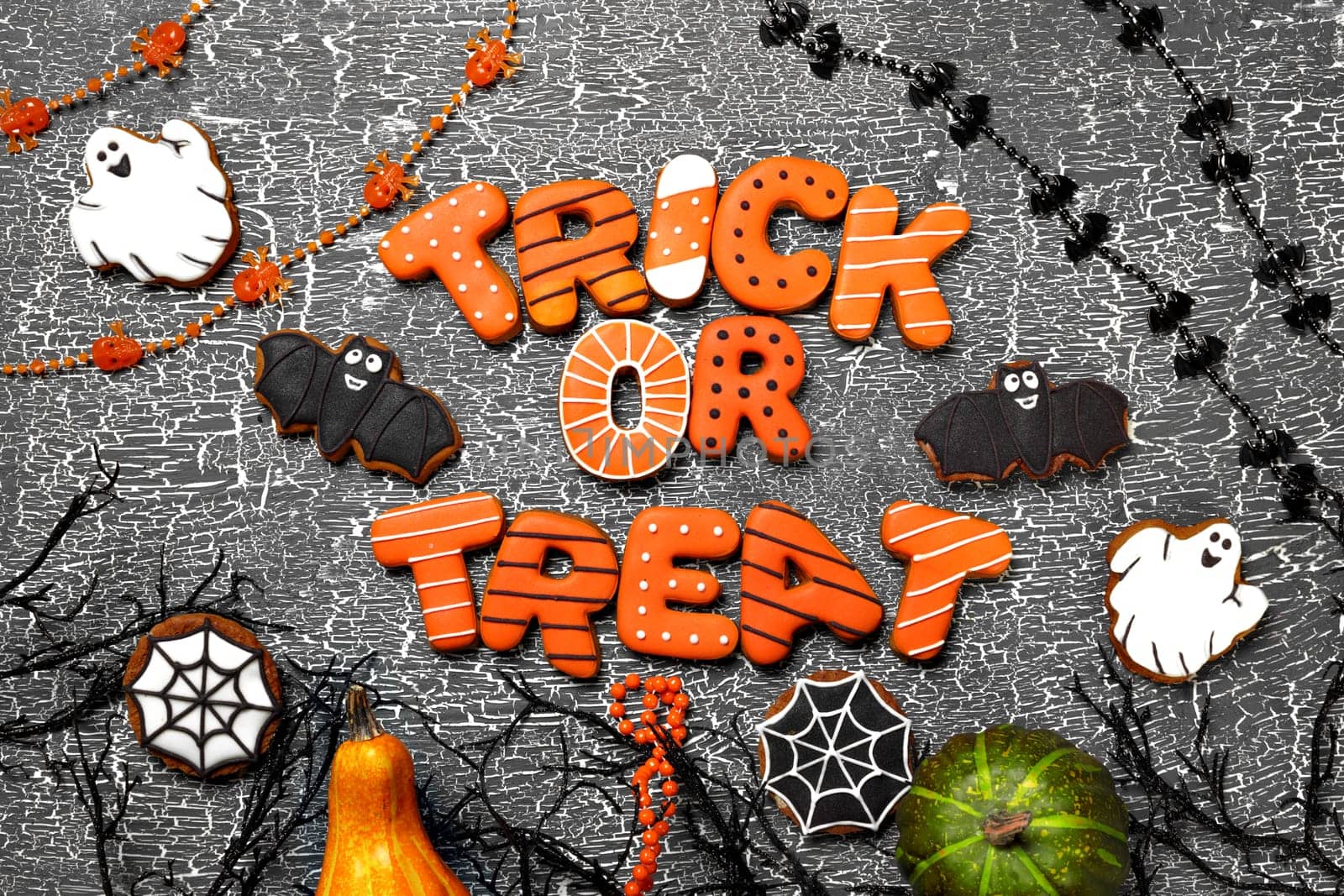 Halloween concept with cookies by Fabrikasimf