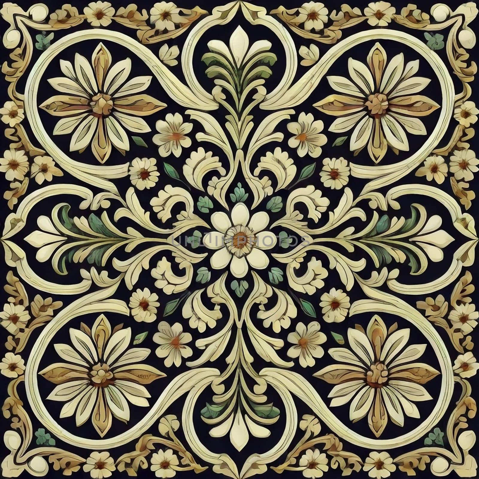 vintage design ornament pattern by gallofoto