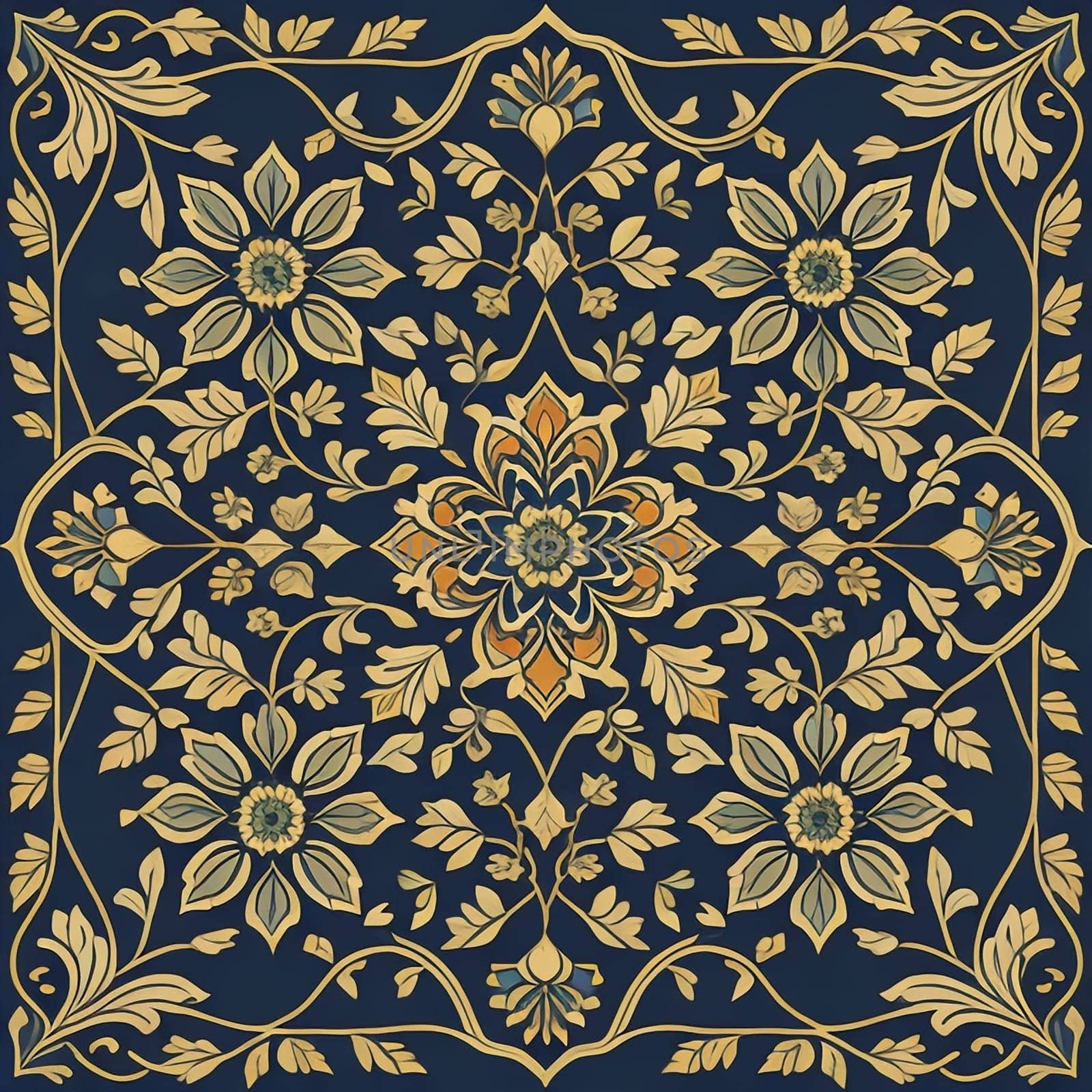 vintage design ornament pattern. generative ai