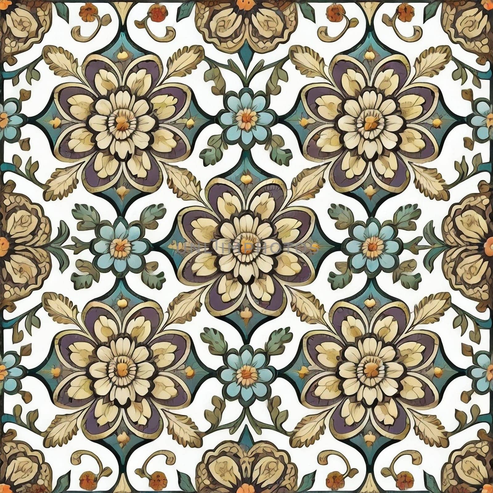 vintage design ornament pattern. generative ai