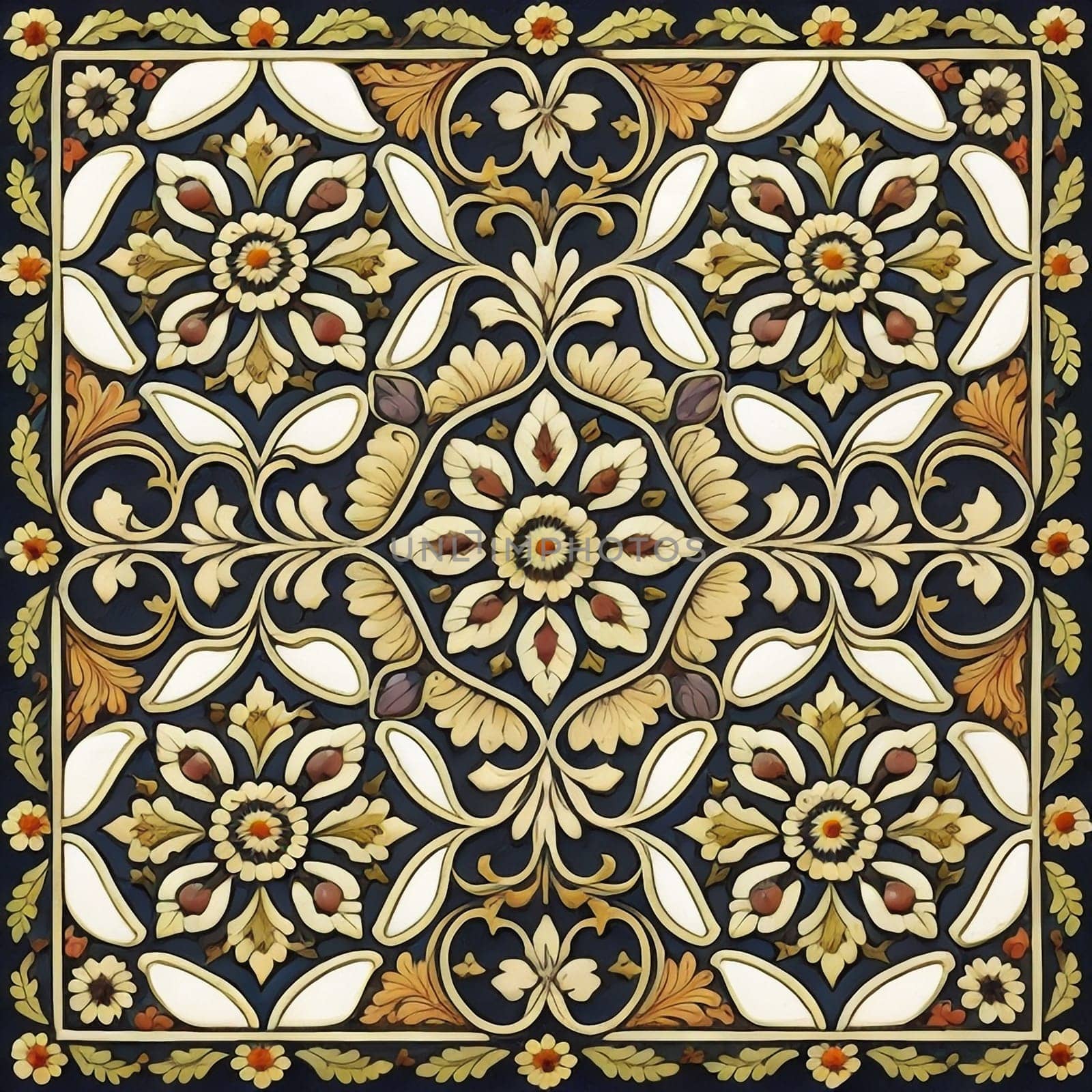 vintage design ornament pattern by gallofoto