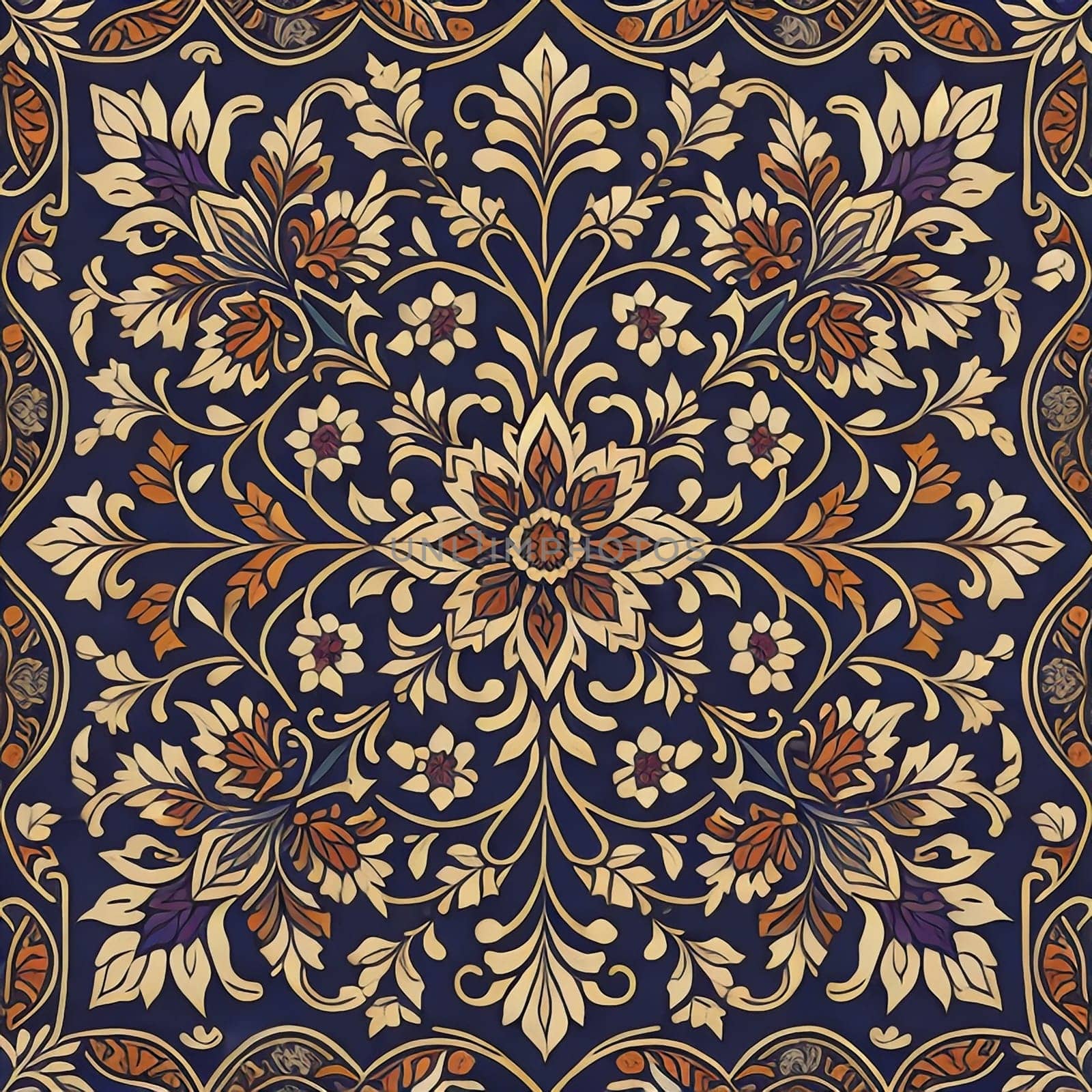 vintage design ornament pattern by gallofoto