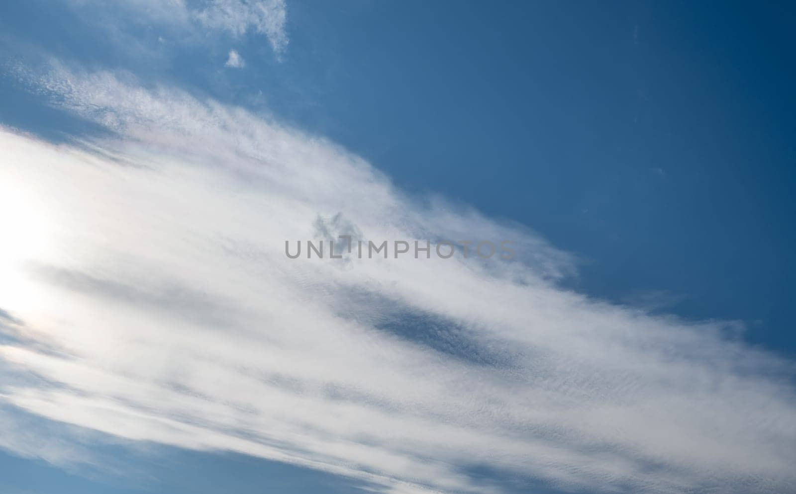 blue sky with clouds. sky background. beautiful summer sky in the morning. by igor010