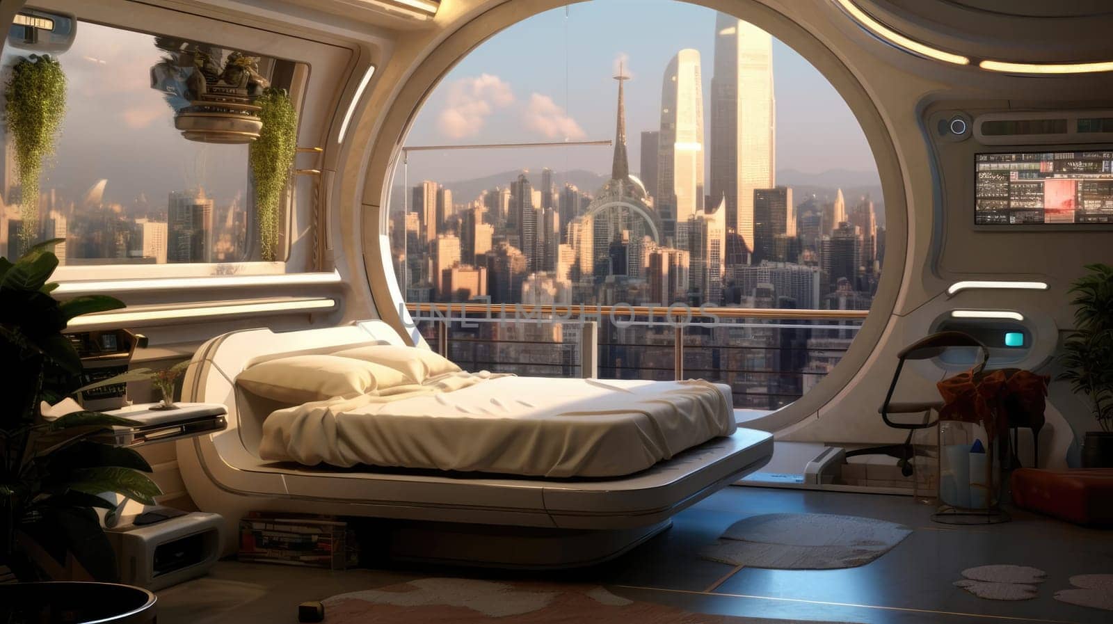 Capsule type apartment, high technology by cherezoff