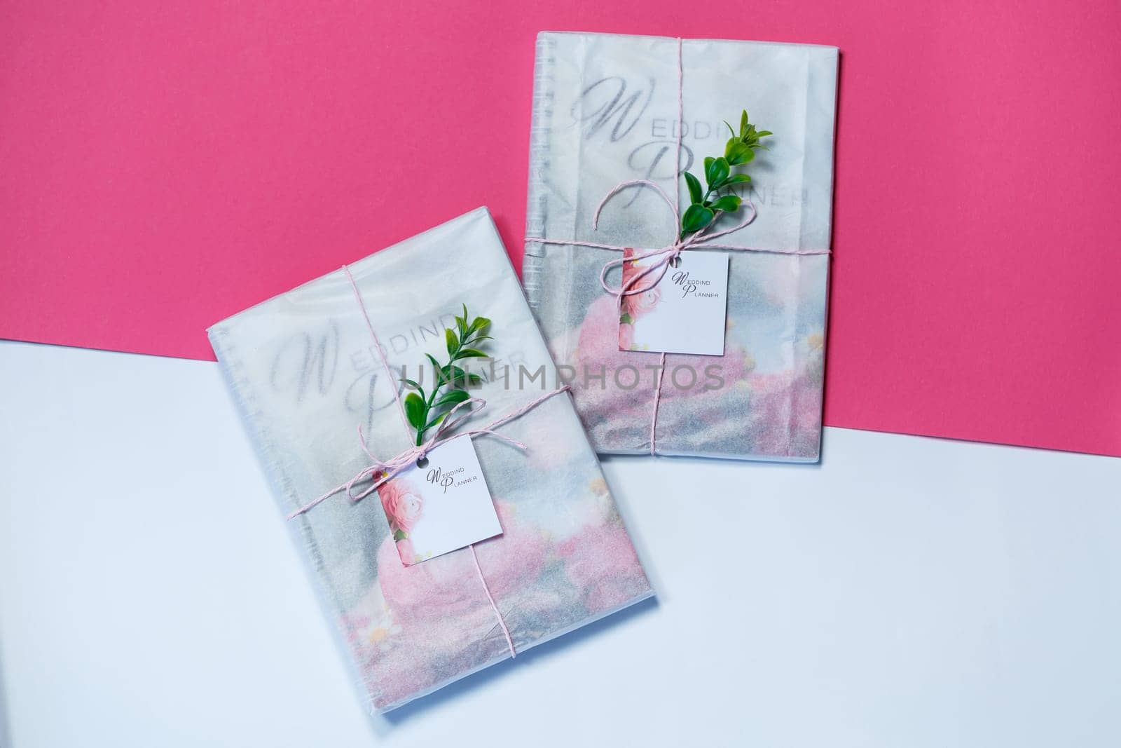 Notebook for notes for future newlyweds. Wedding notebook for the bride