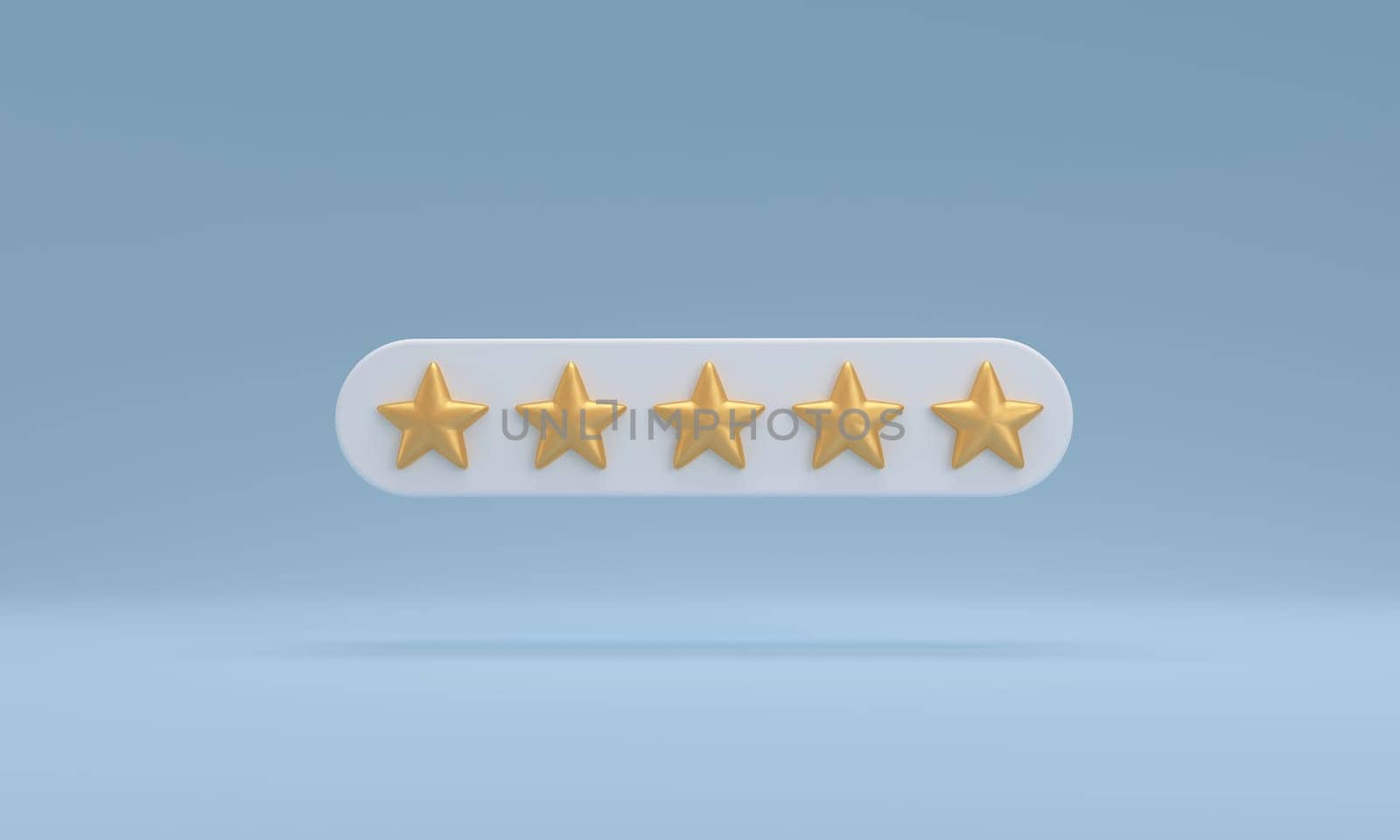 Bubble rating five golden stars for best excellent services rating for satisfaction. Customer rating feedback concept. by ImagesRouges