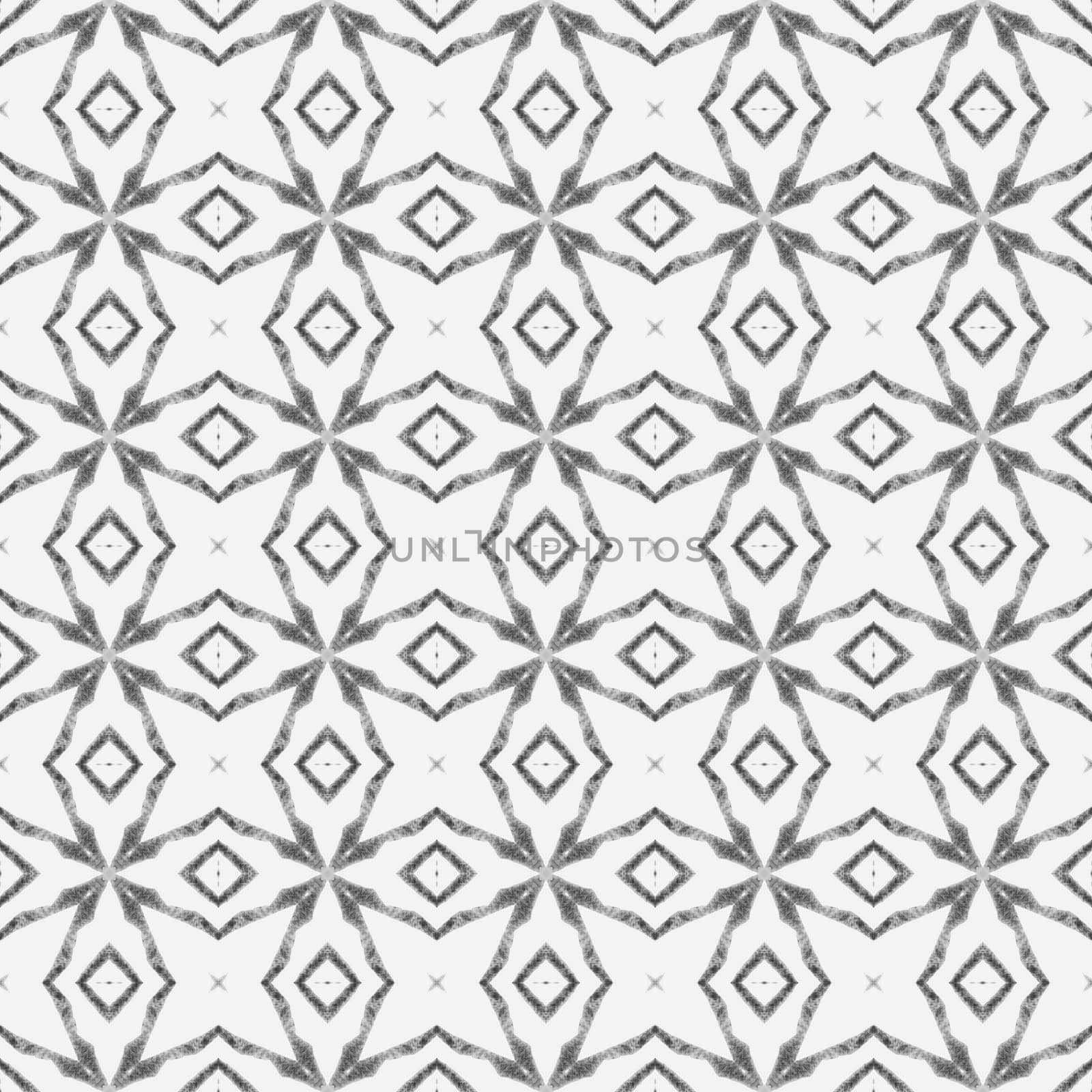 Organic tile. Black and white shapely boho chic by beginagain