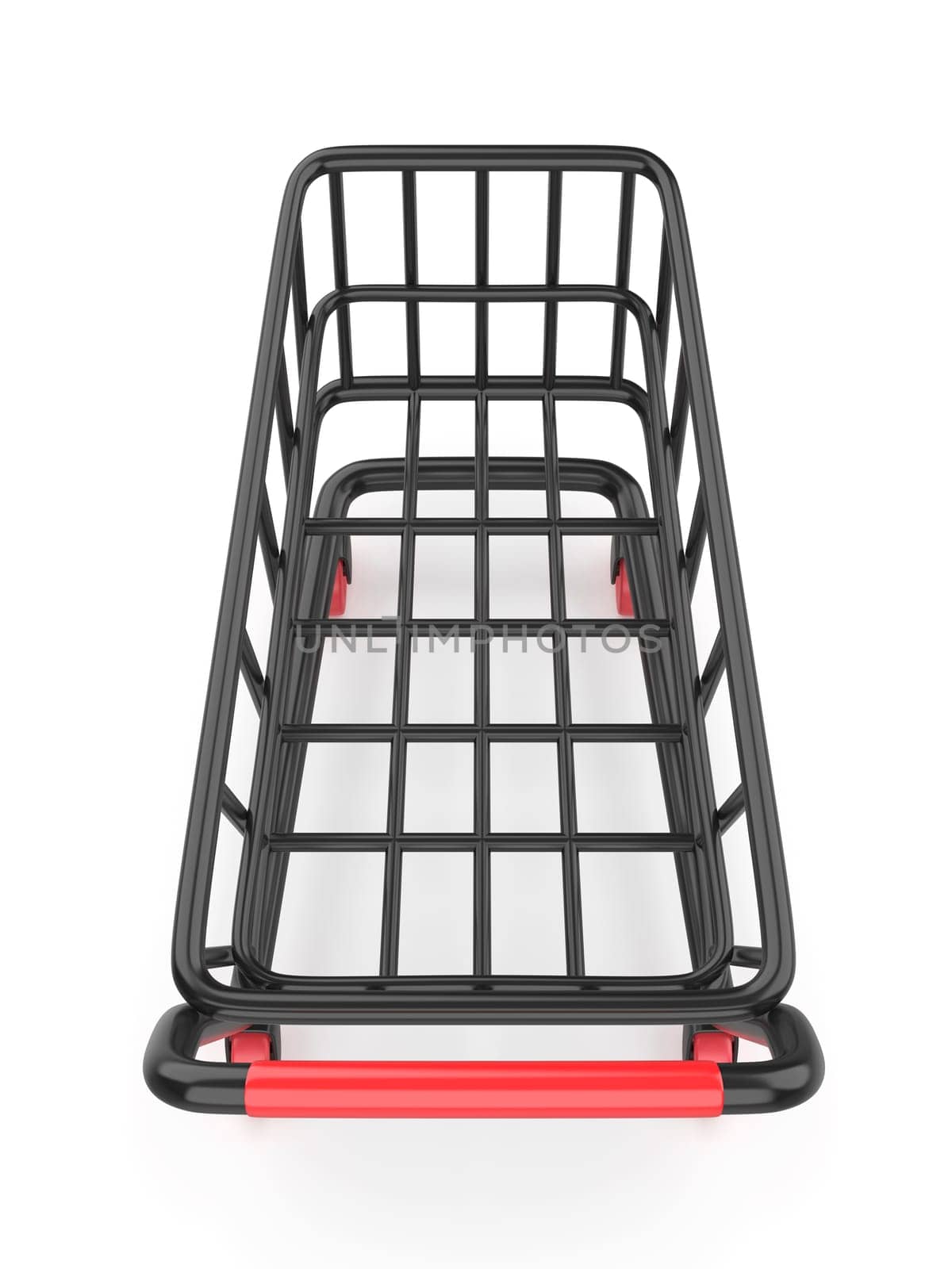 Black empty shopping cart by magraphics