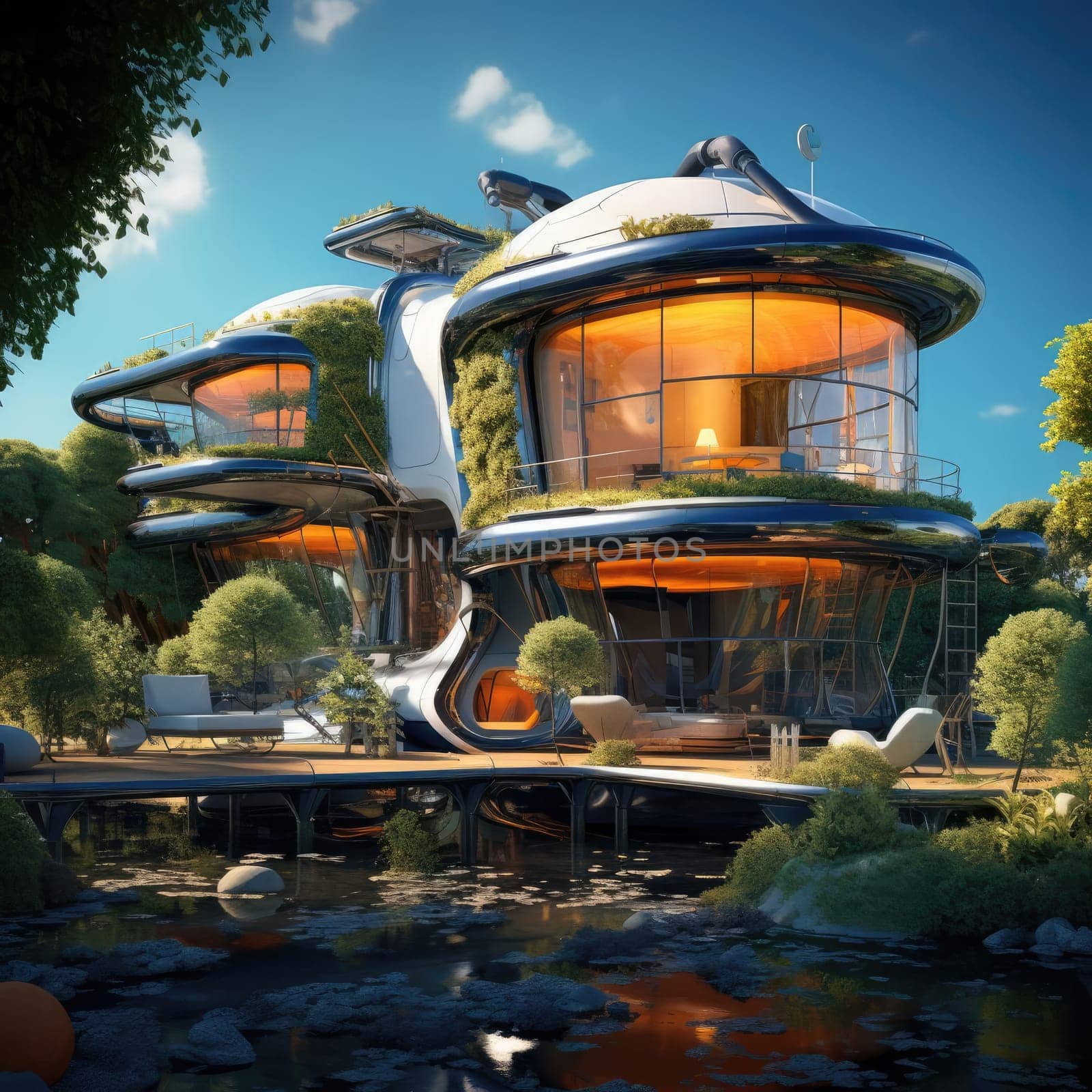 Cottage of the future by cherezoff