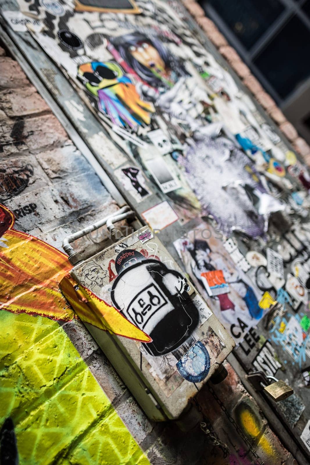 AC/DC Lane Detail in Melbourne Australia by FiledIMAGE