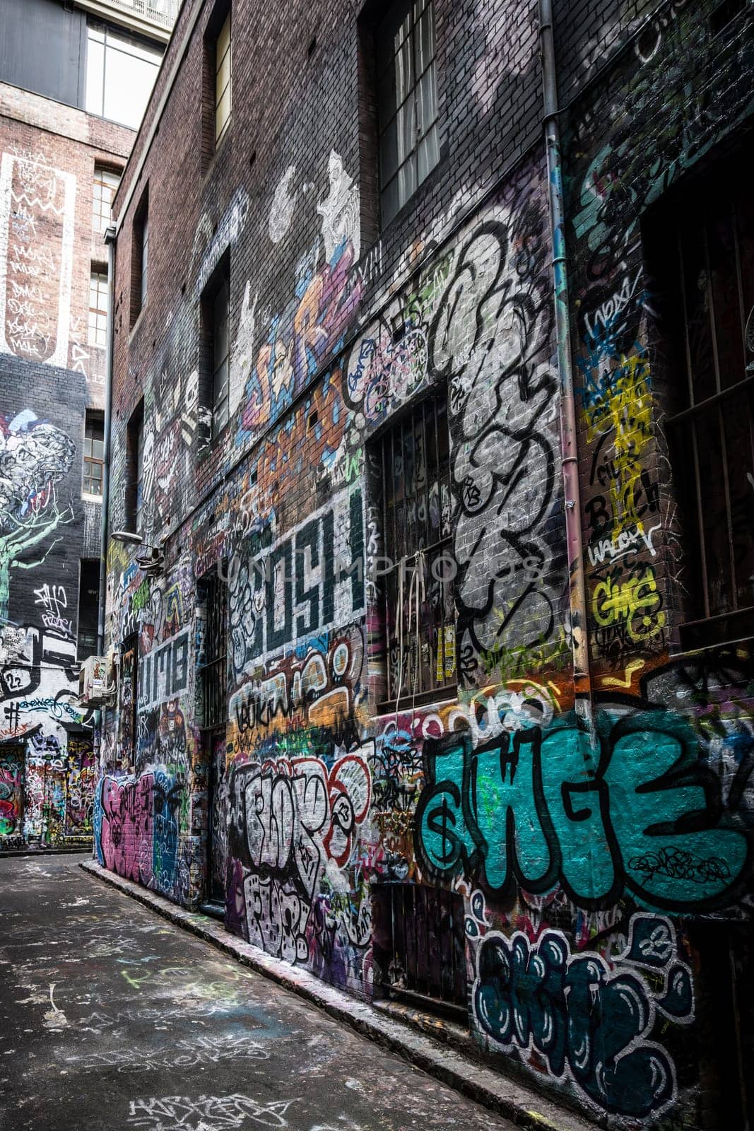 Hosier Lane in Melbourne CBD Australia by FiledIMAGE