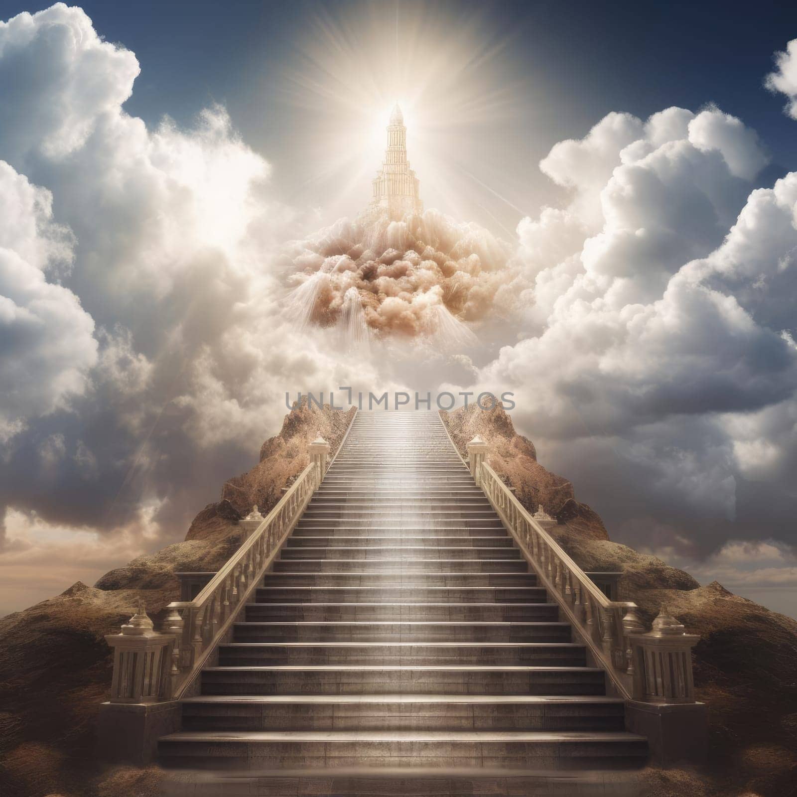 Stairway leading to heaven by cherezoff