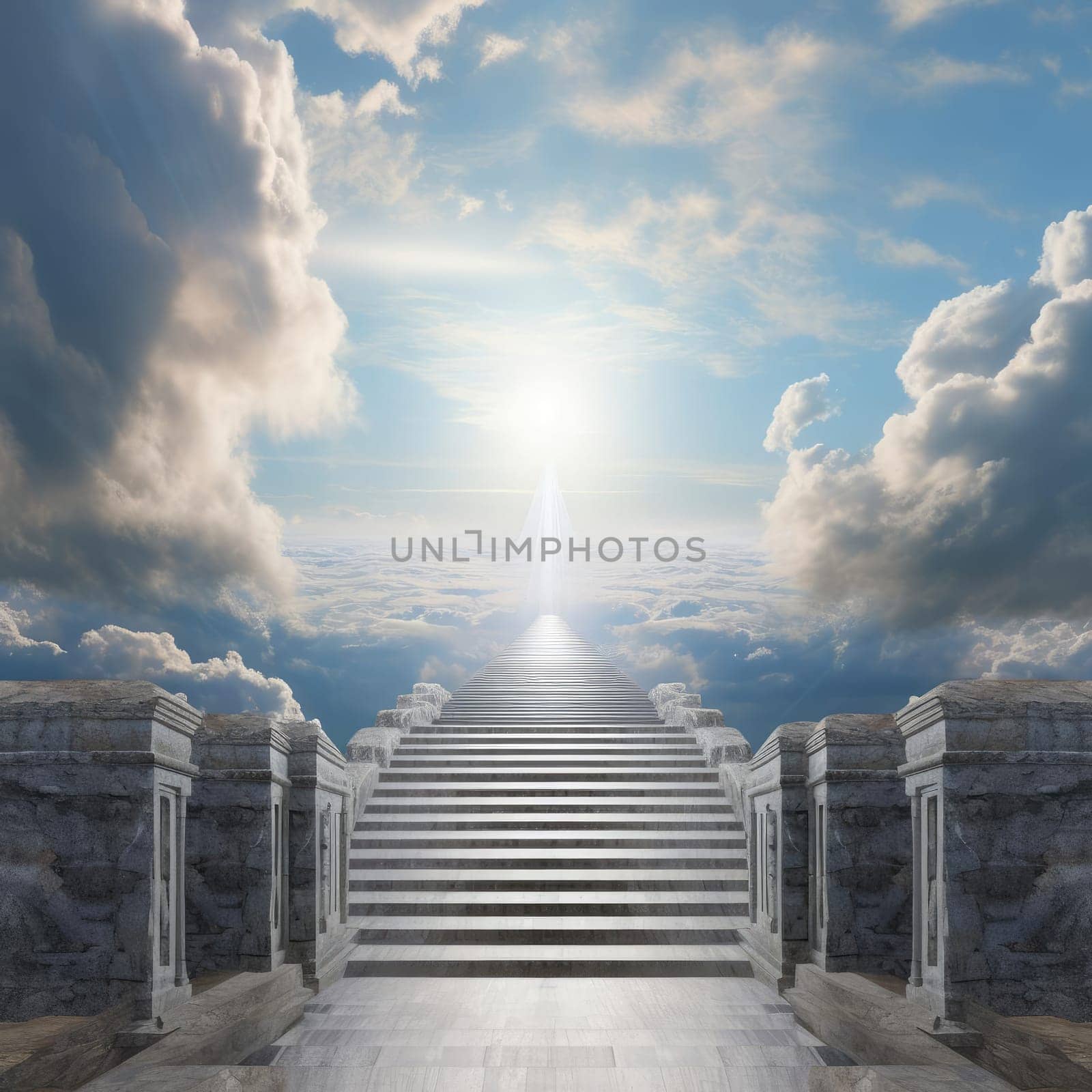 Stairway leading to heaven by cherezoff