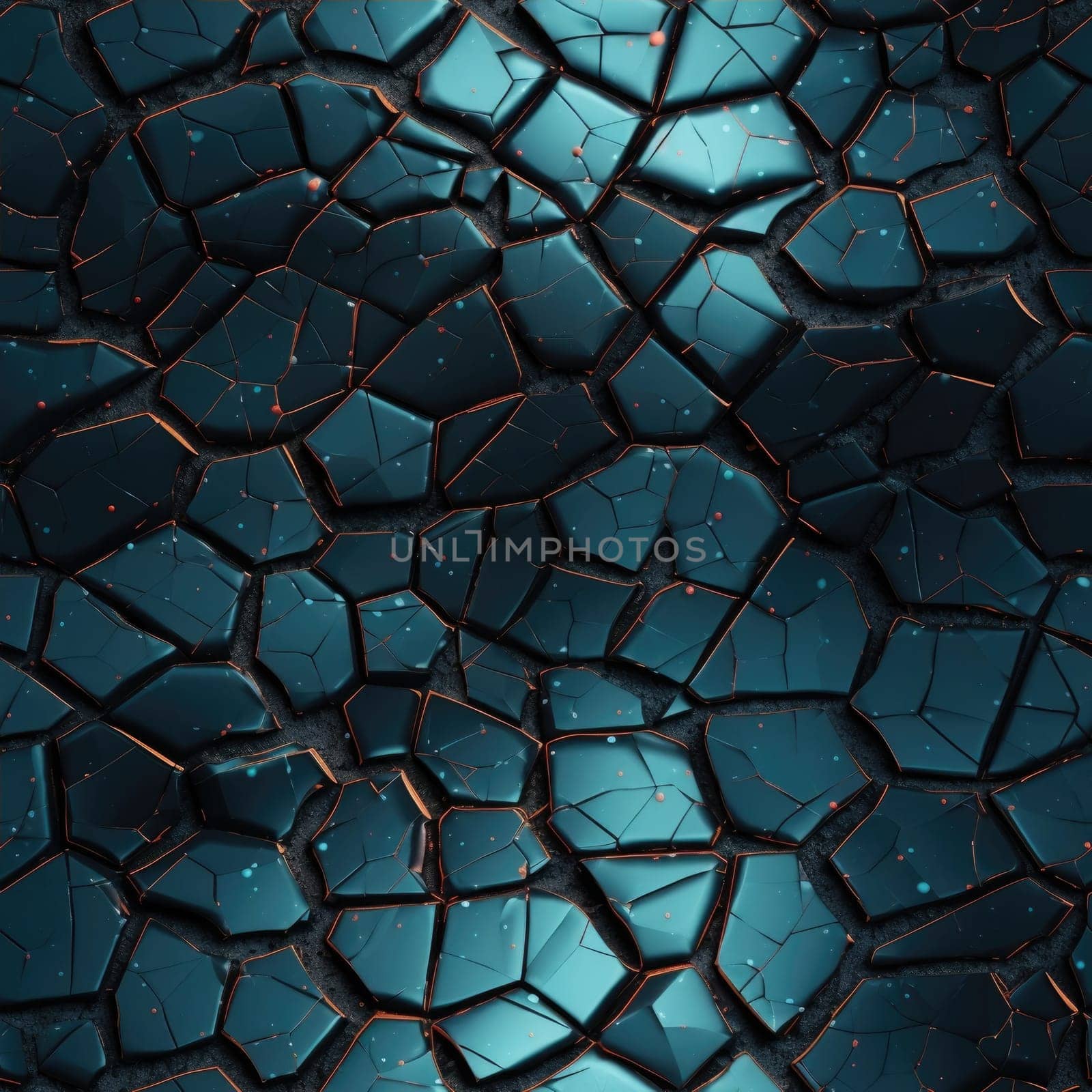 Abstract seamless texture made of stones. Background for design