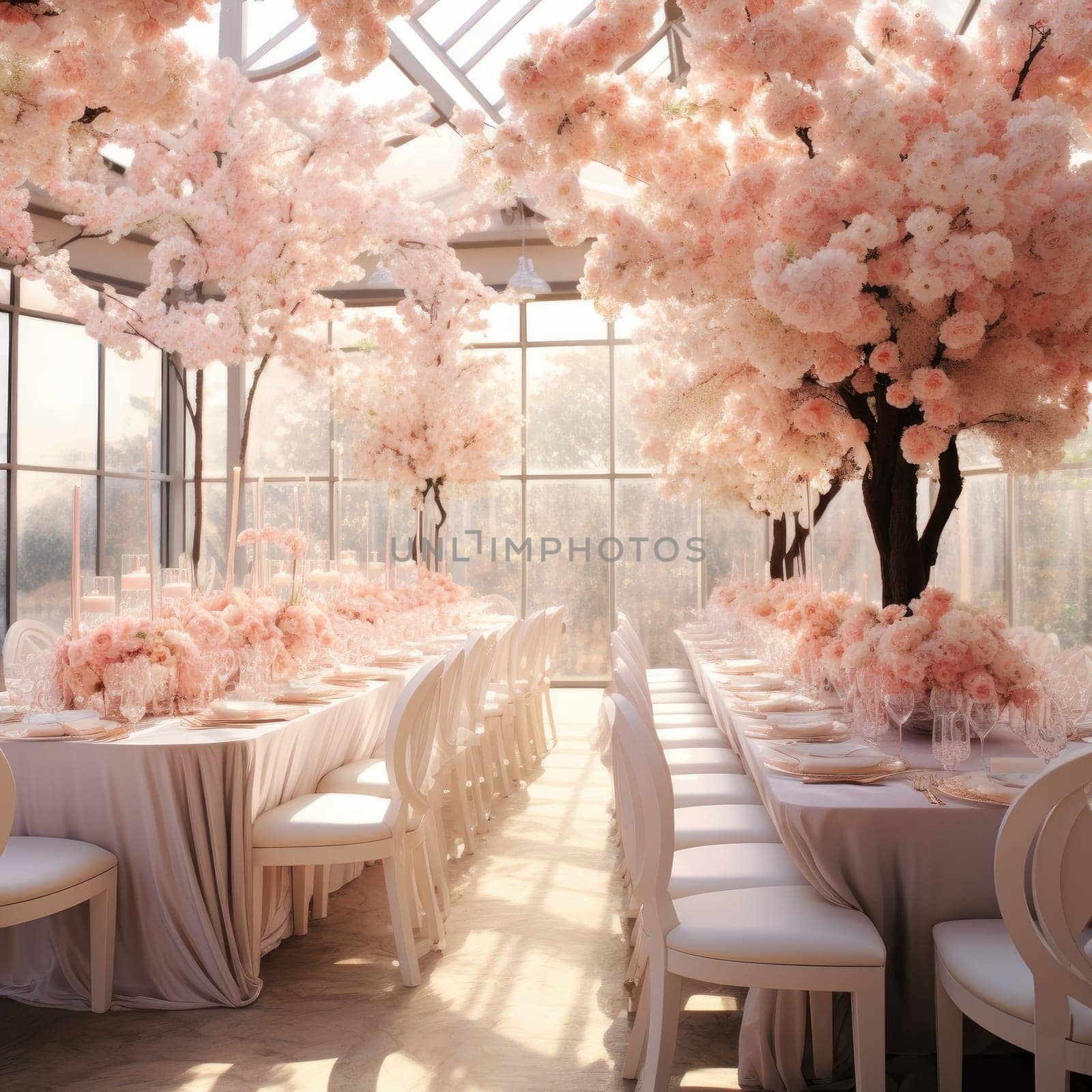 Wedding decoration. The concept of the perfect wedding