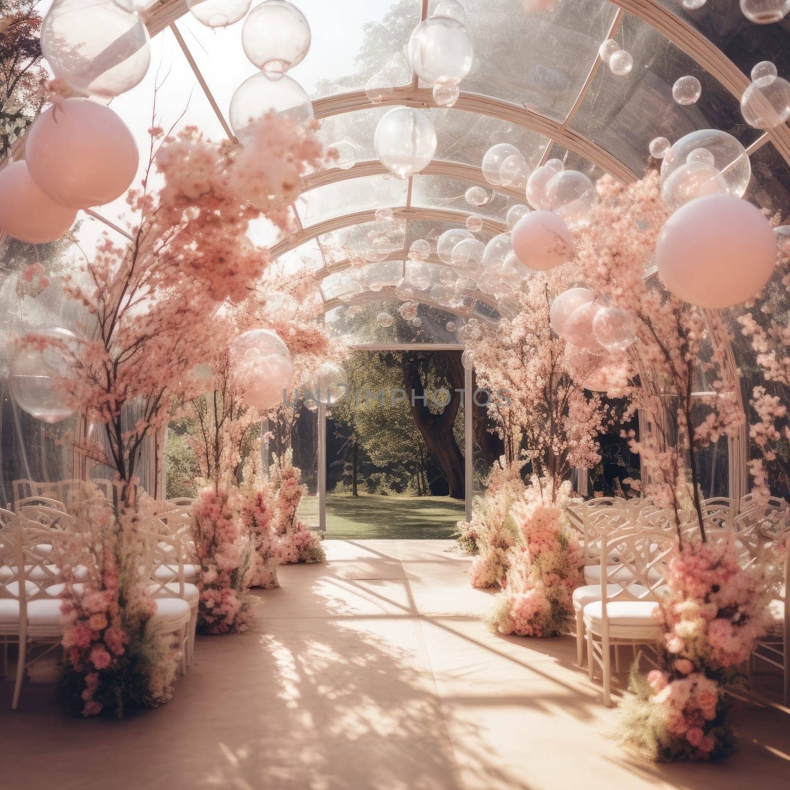 Wedding decoration. The concept of the perfect wedding