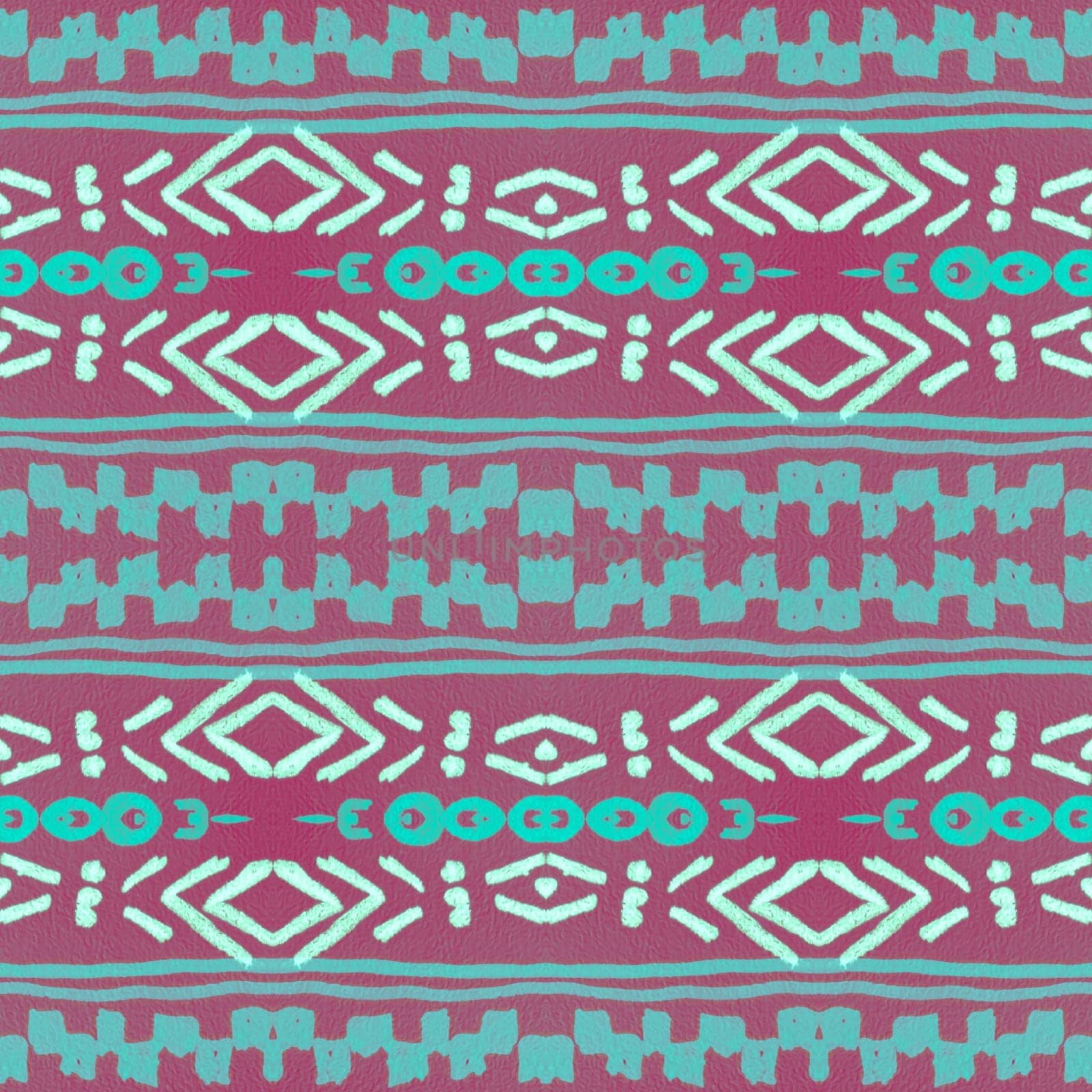 Navajo seamless pattern. Hand drawn maya ornament. Abstract ethnic print. Grunge american african illustration. Mexico fabric design. Art tribal texture. Navajo seamless background.