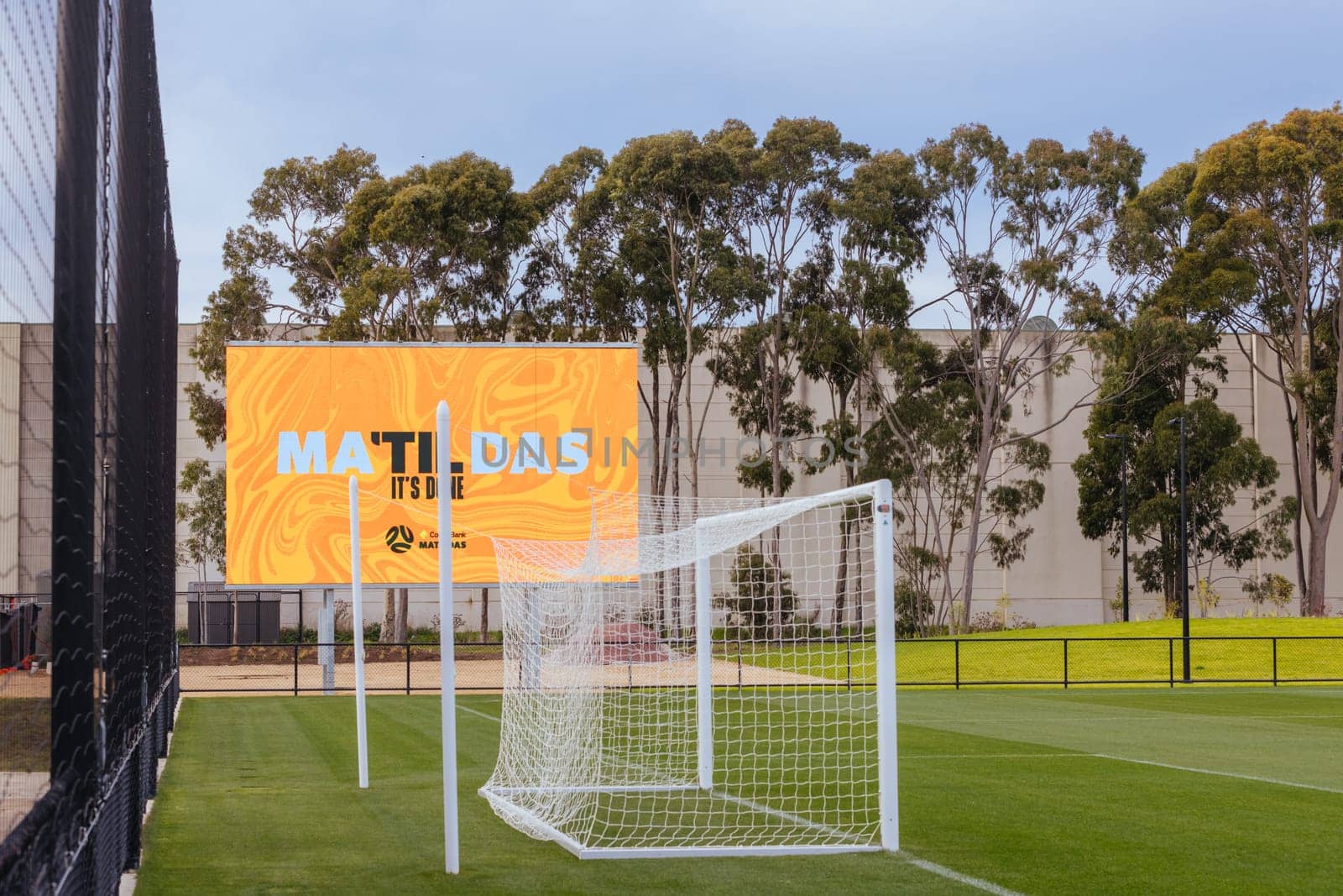 MELBOURNE, AUSTRALIA - JULY 03: Official opening of the Australian Matildas training facility and FIFA 2023 Women's World Cup squad announcement at La Trobe University on July 03, 2023 in Melbourne, Australia.