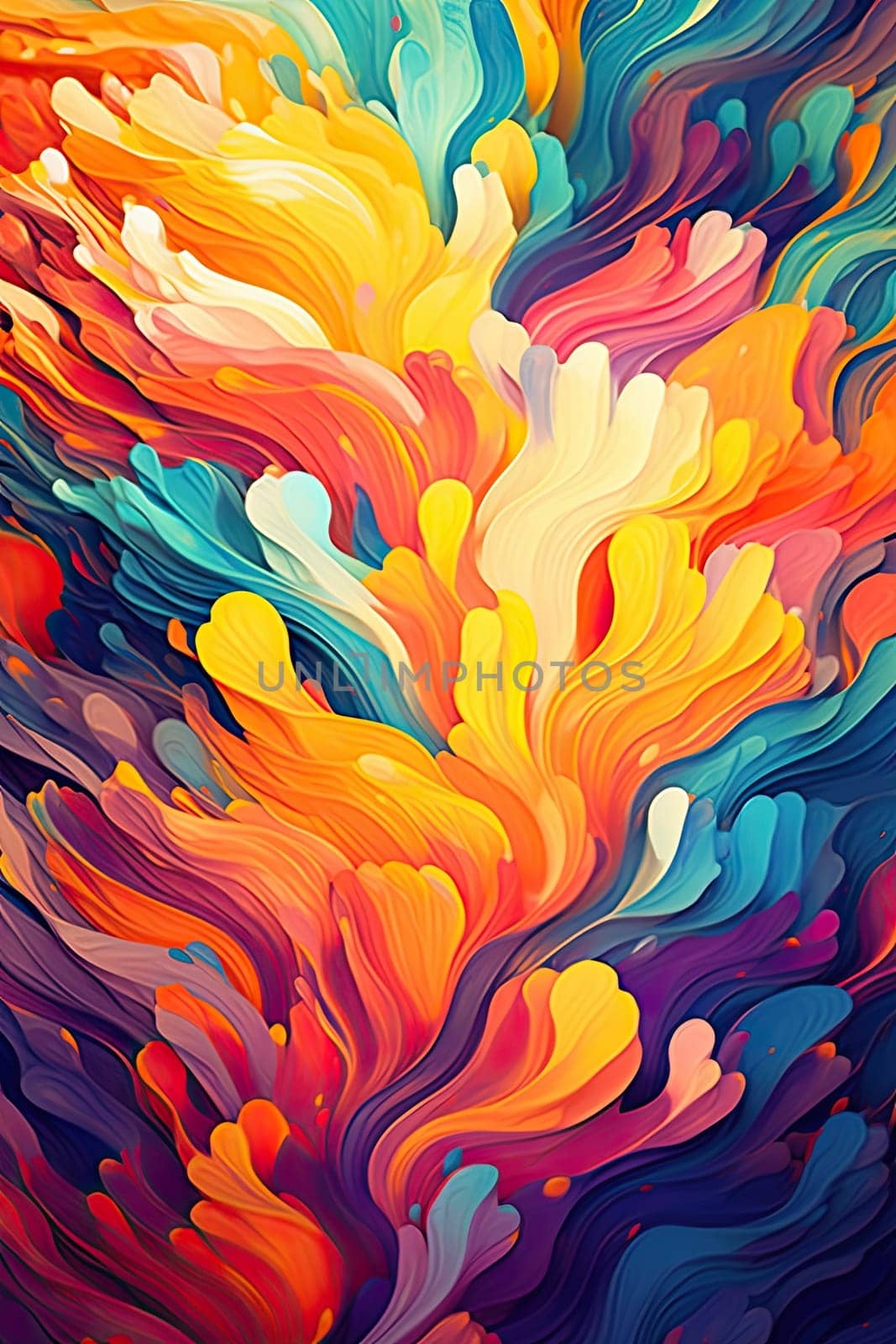 Abstract colorfull wallpaper, color splash. Background. by simakovavector