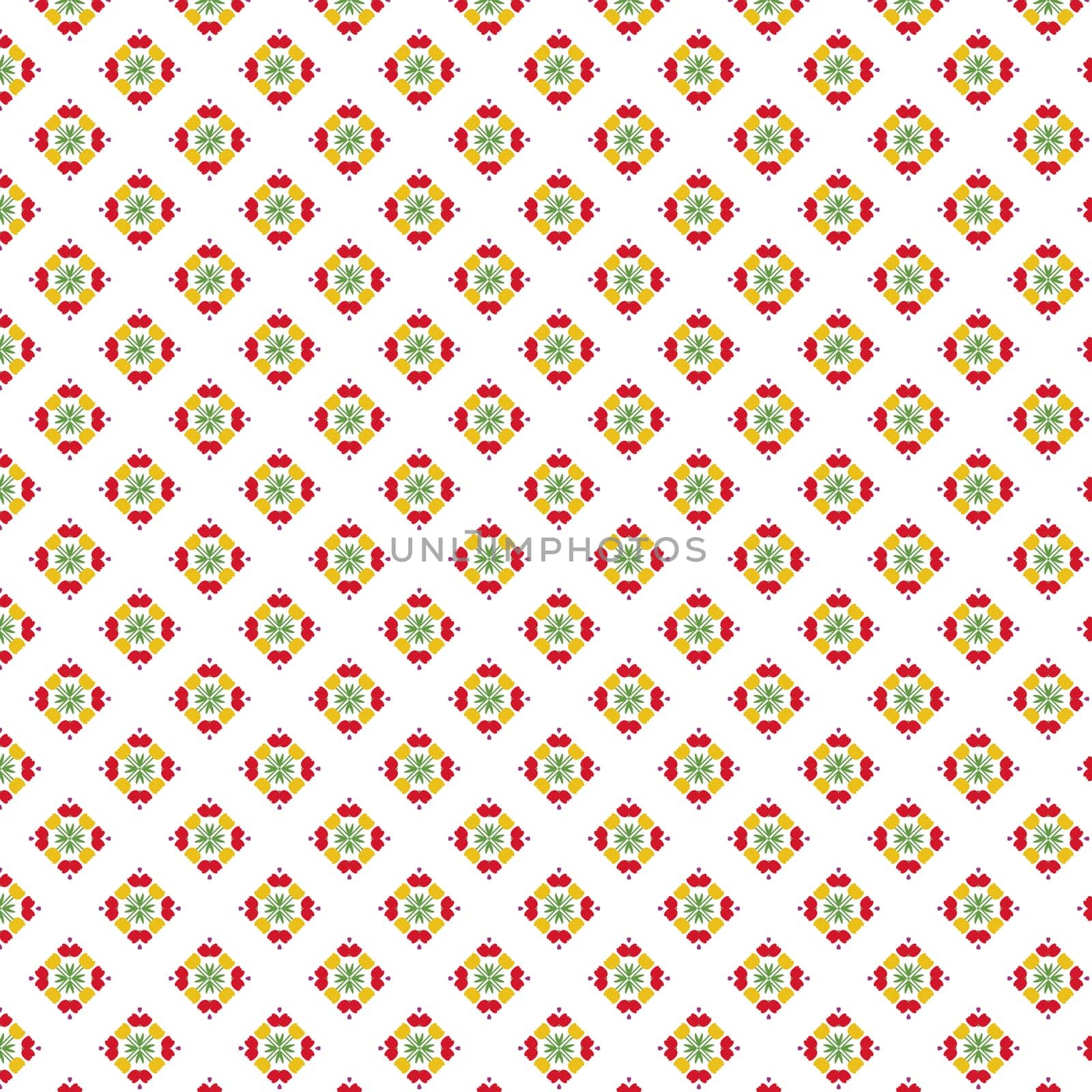 Abstract seamless pattern on white background for usage as an aesthetic and a decorative element by iamnoonmai