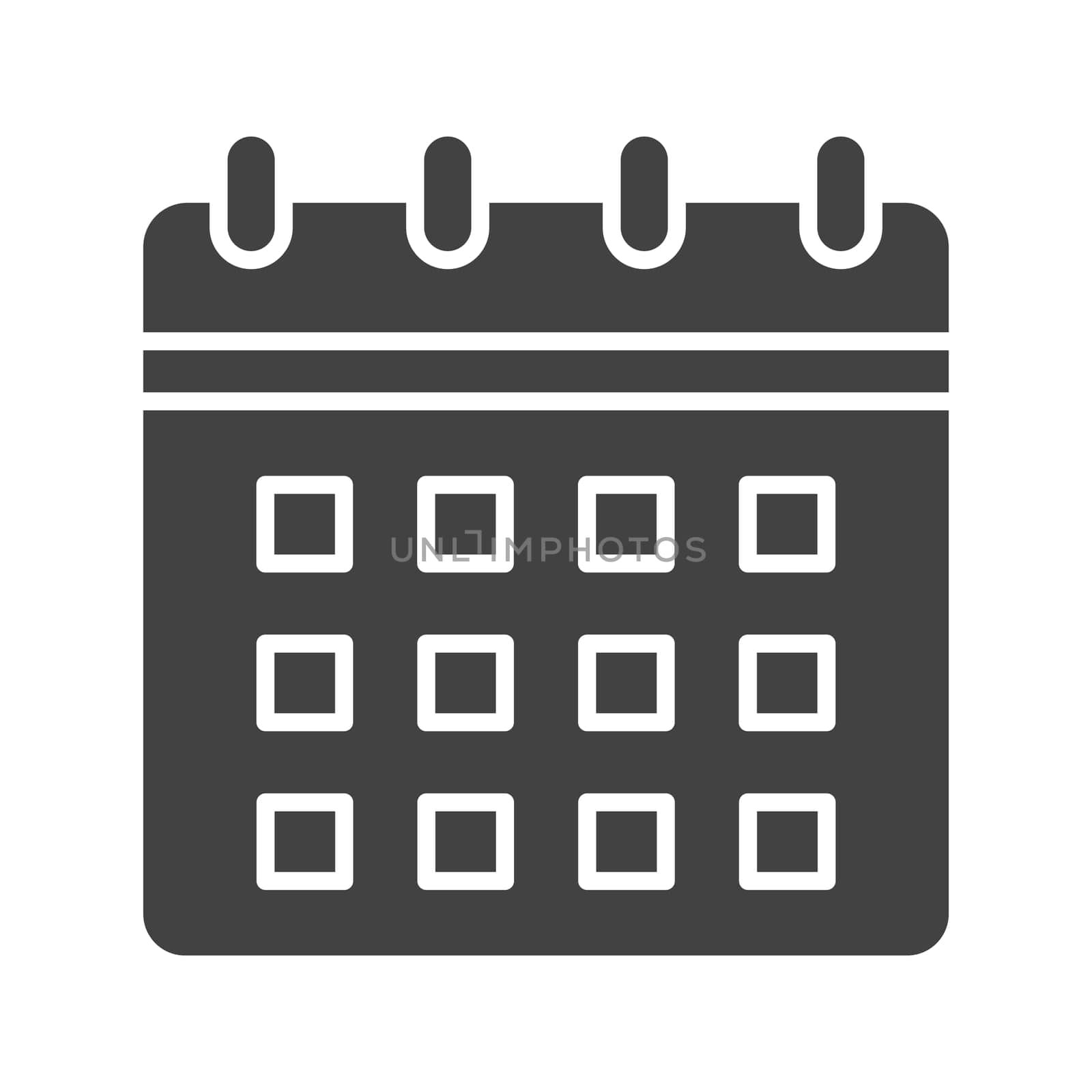 Calendar Icon image. Suitable for mobile application.